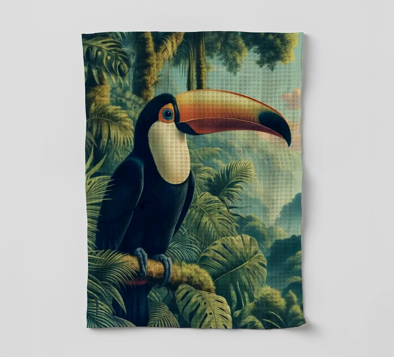 TOUCAN canovaccio da cucina da RUBIANT ART