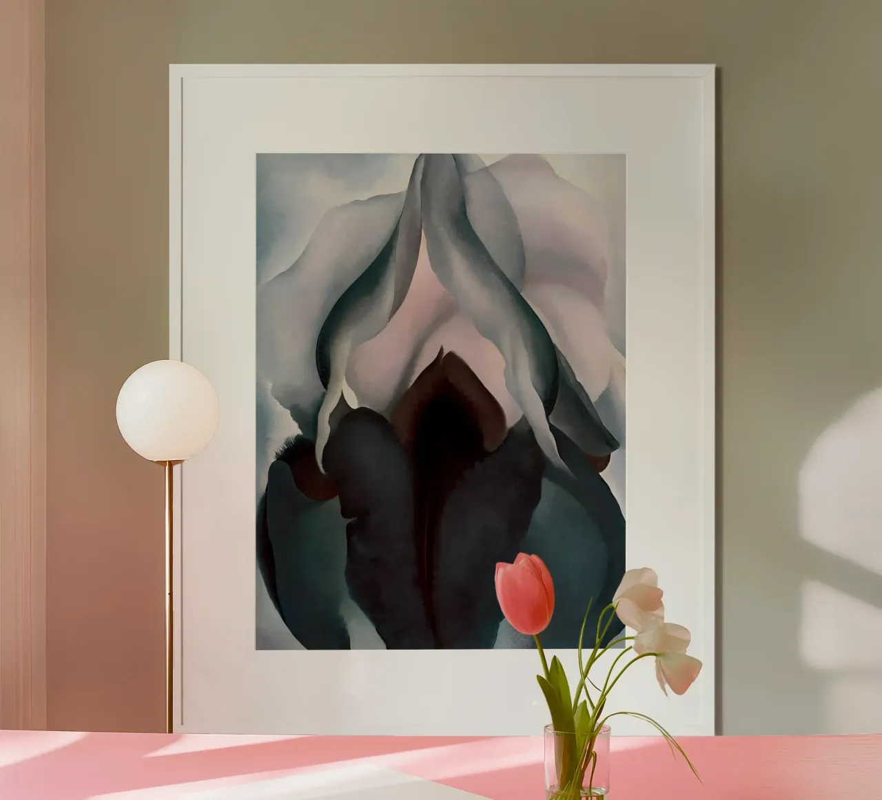 Georgia O'Keeffe - Schwarze Iris III , 1926 Hahnemühle von Kinsley