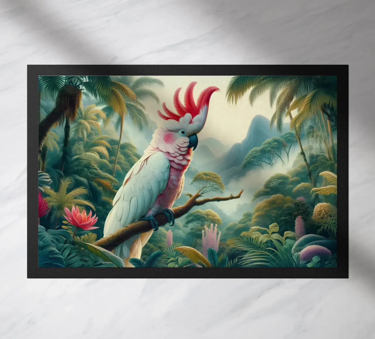 CACATOES deurmat van RUBIANT ART