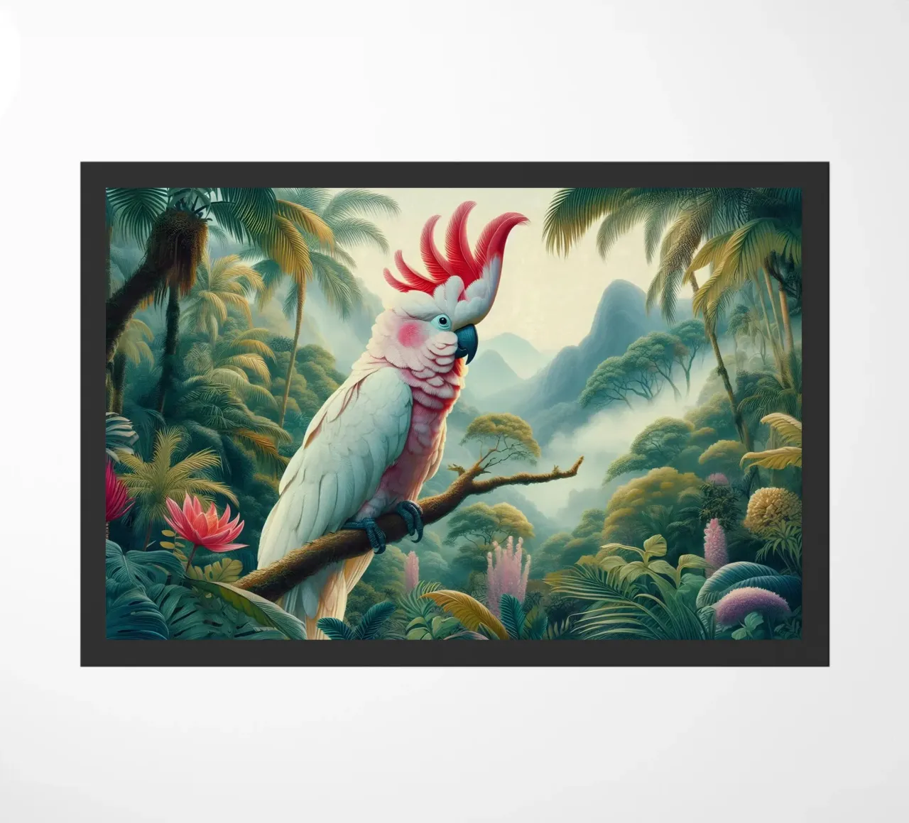 CACATOES deurmat van RUBIANT ART