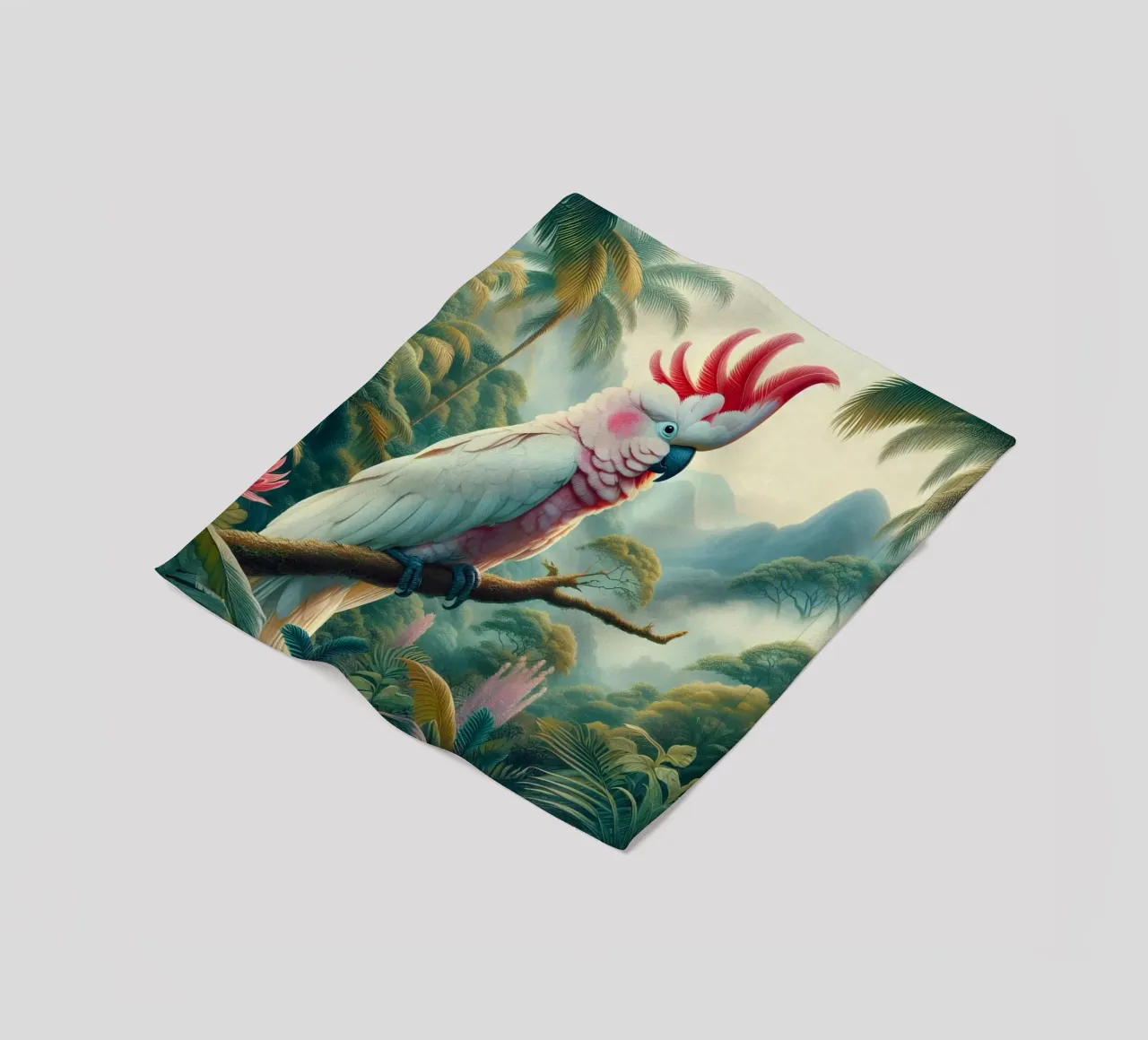 CACATOES fleecedeken van RUBIANT ART