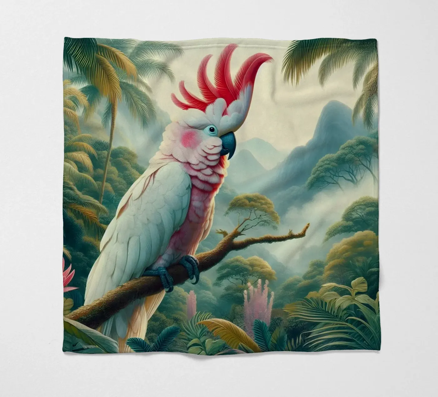 KAKAKATOEN Fleecedecke von RUBIANT ART