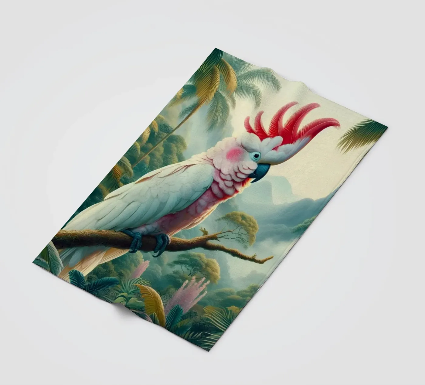 KAKAKATOEN Fleecedecke von RUBIANT ART