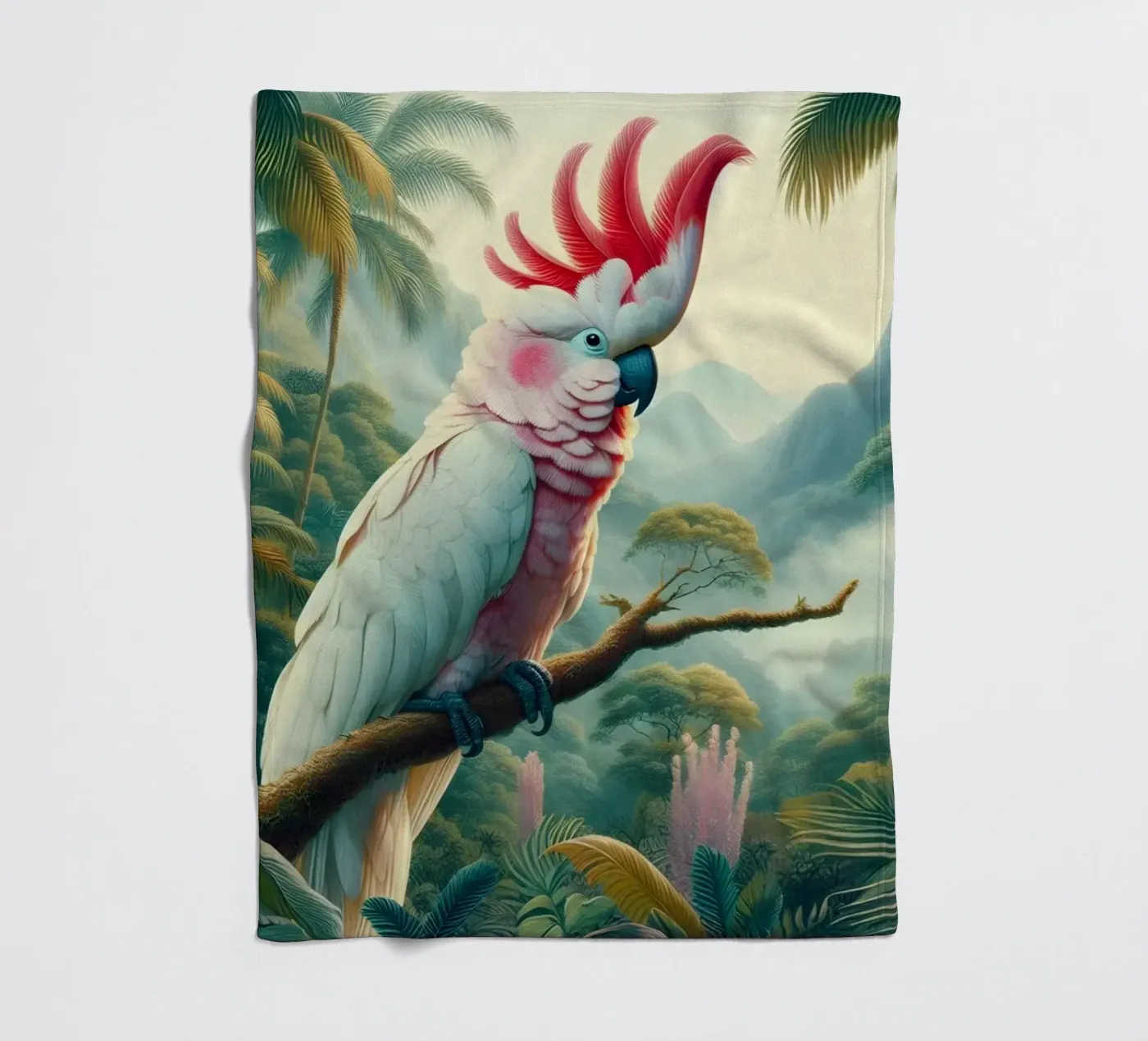 CACATOES fleecedeken van RUBIANT ART