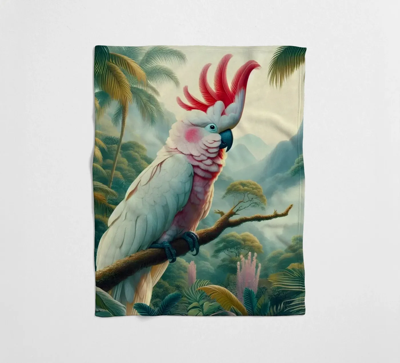 CACATOES fleecedeken van RUBIANT ART