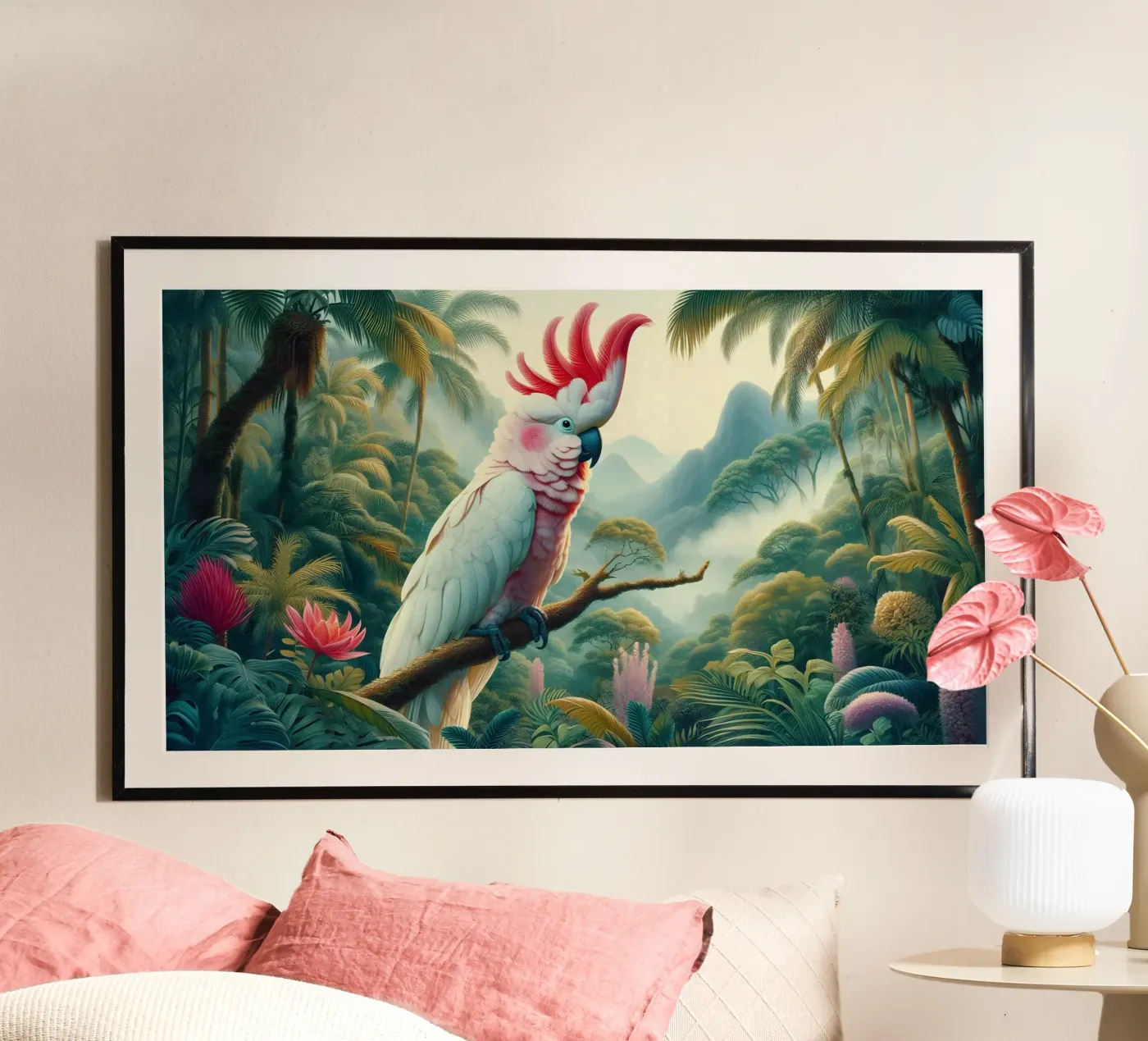 CACATOES poster van RUBIANT ART