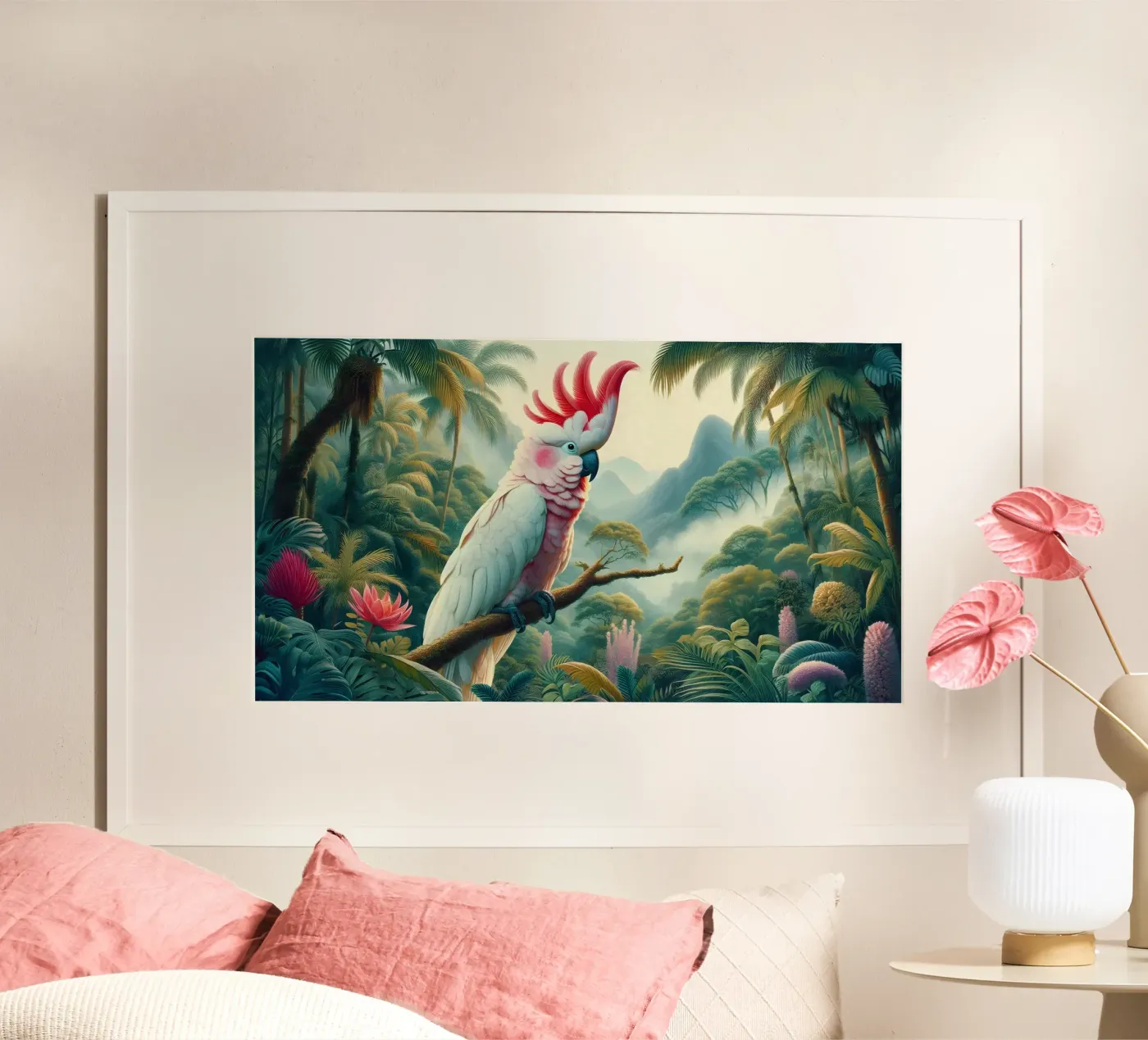 CACATOES poster van RUBIANT ART