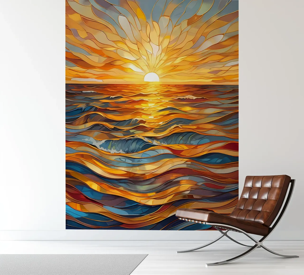 Golden Hour at Sea photo wallpaper by Artistic-shop