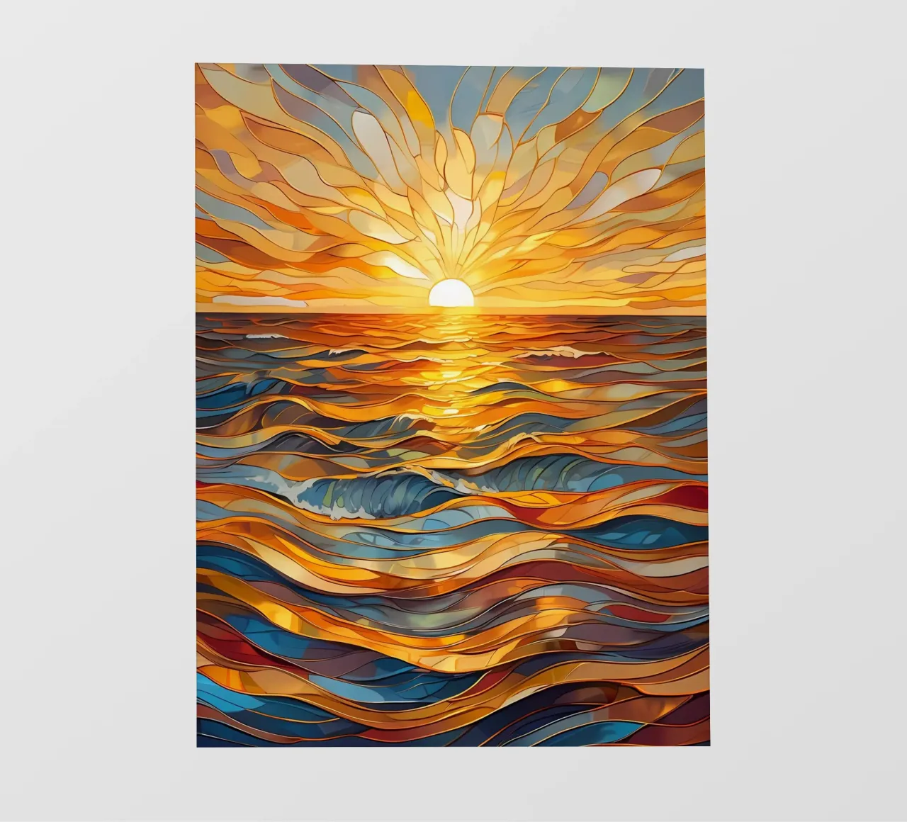 Golden Hour at Sea photo wallpaper by Artistic-shop