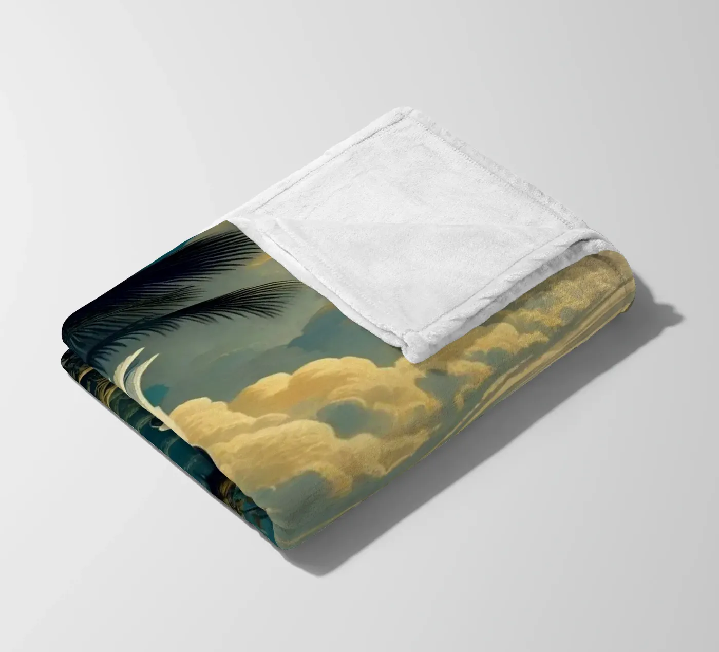 CACATOES fleece blanket by RUBIANT ART