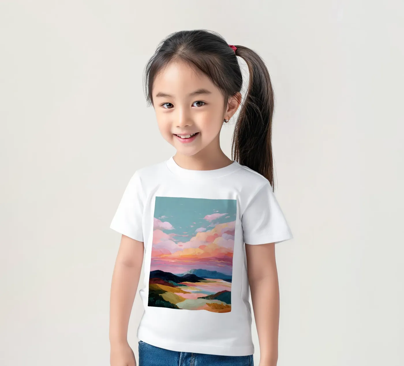 Soft Sky Reflection t-shirt bambini da softsoul