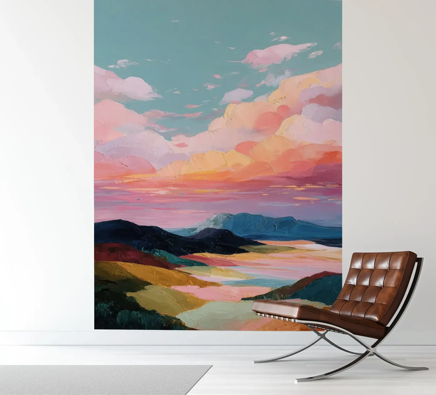 Soft Sky Reflection fotobehang van softsoul