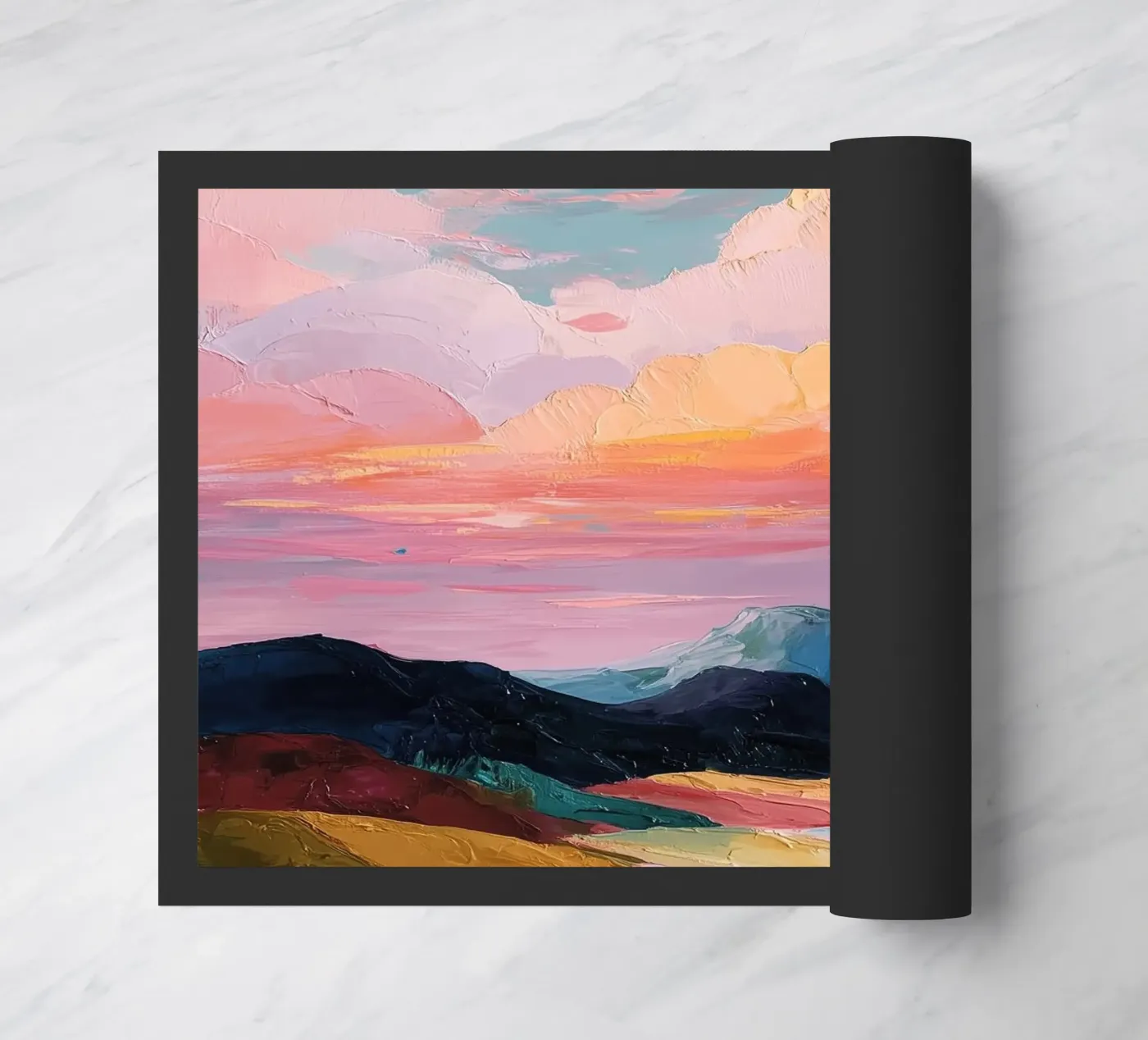 Soft Sky Reflection doormat by softsoul