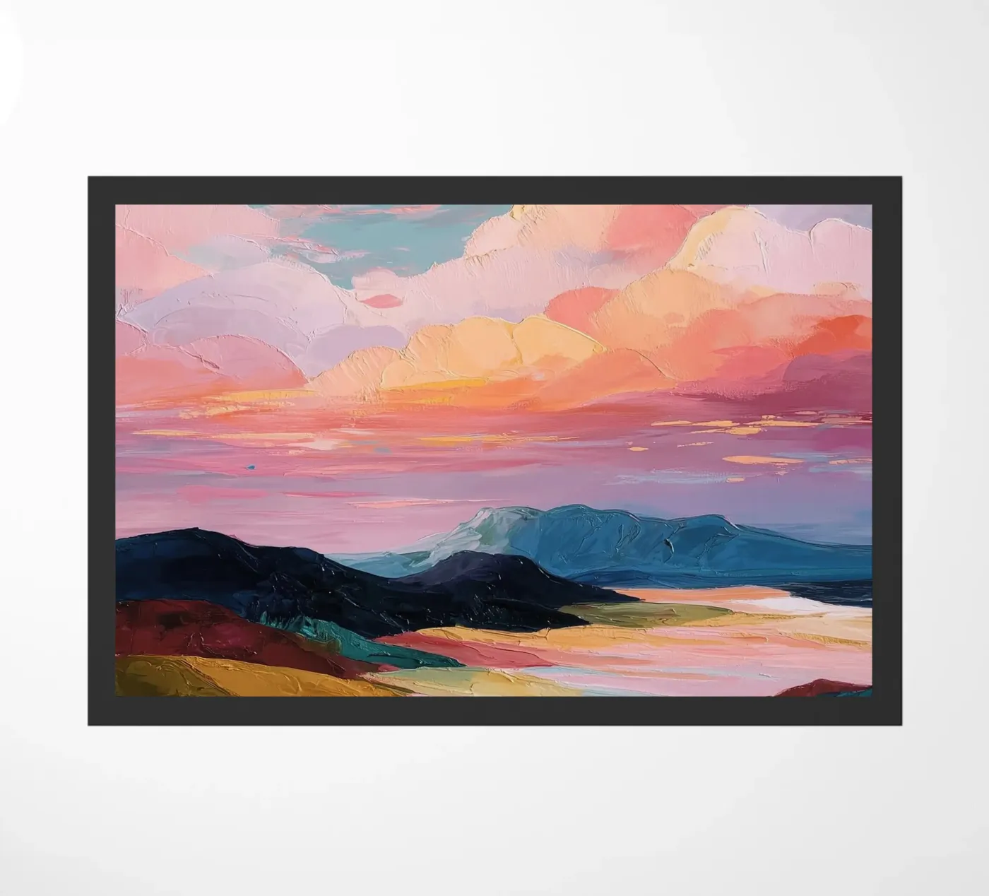 Soft Sky Reflection doormat by softsoul