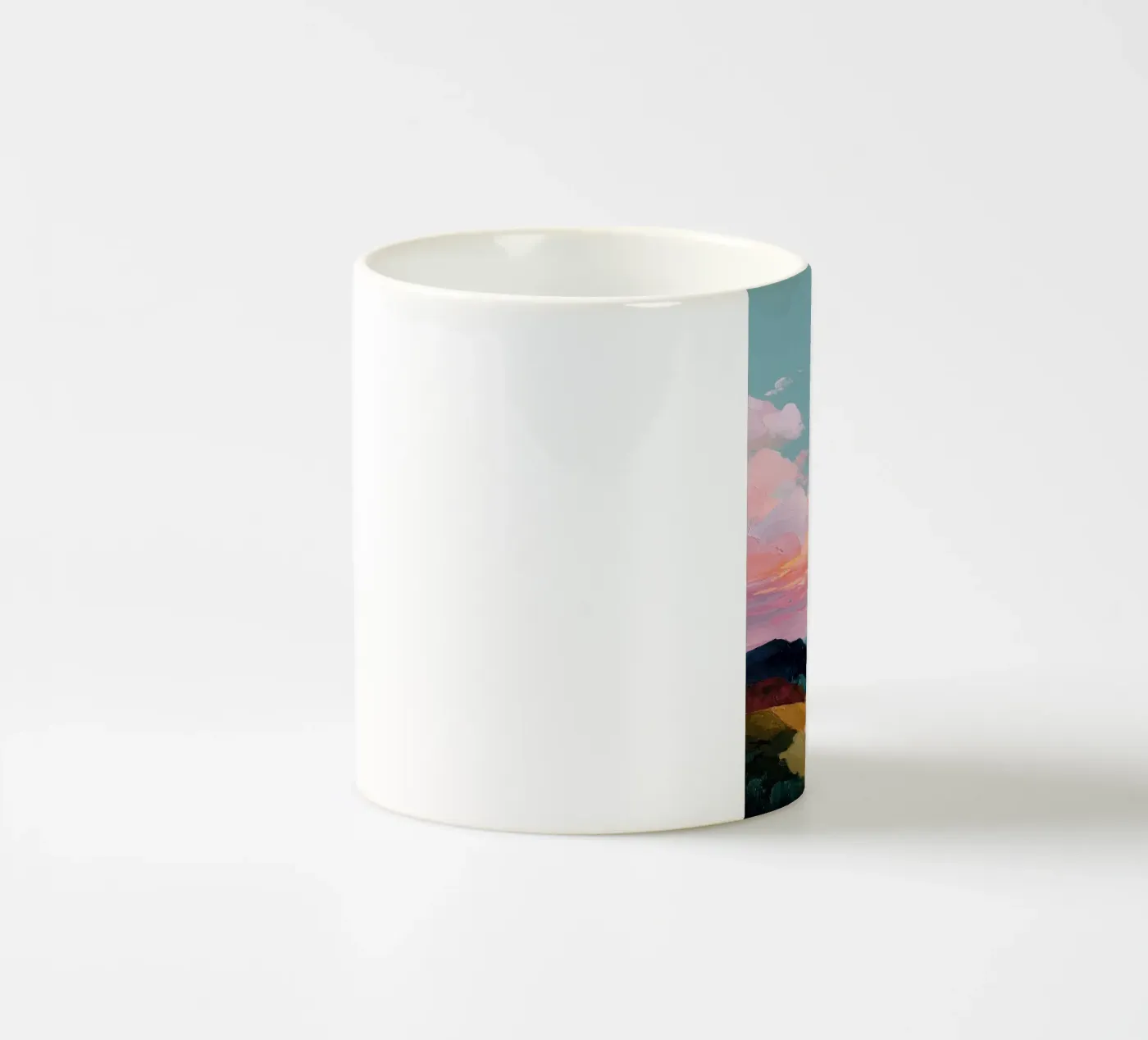 Soft Sky Reflection ceramic mug by softsoul