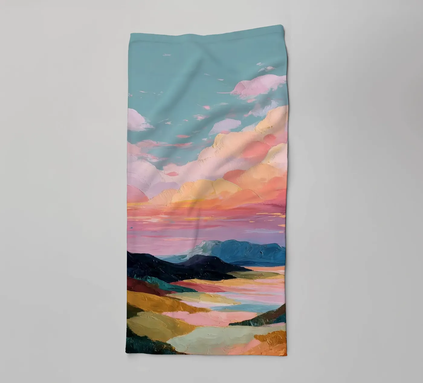 Soft Sky Reflection towel by softsoul