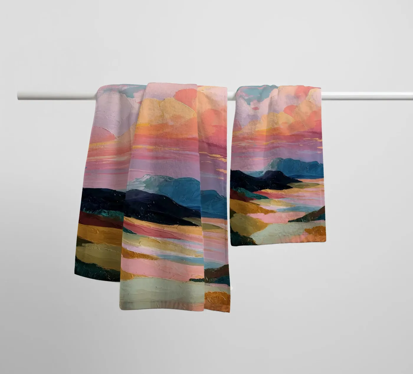Soft Sky Reflection towel by softsoul