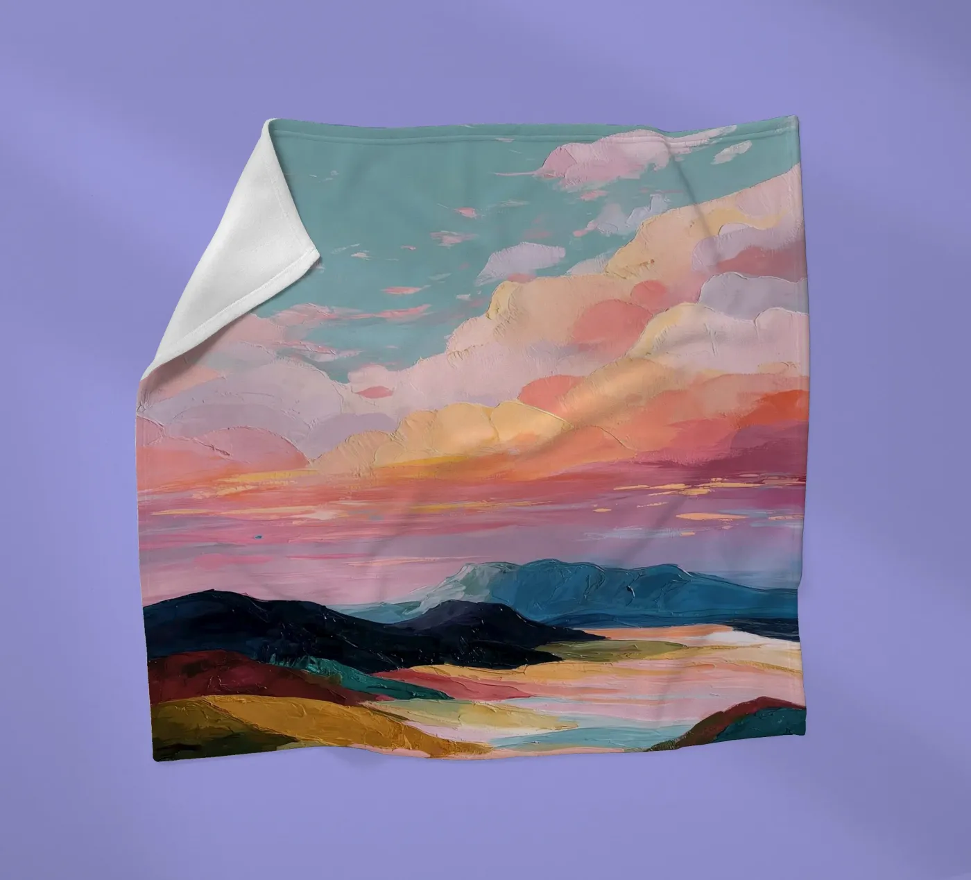 Soft Sky Reflection fleecedeken van softsoul