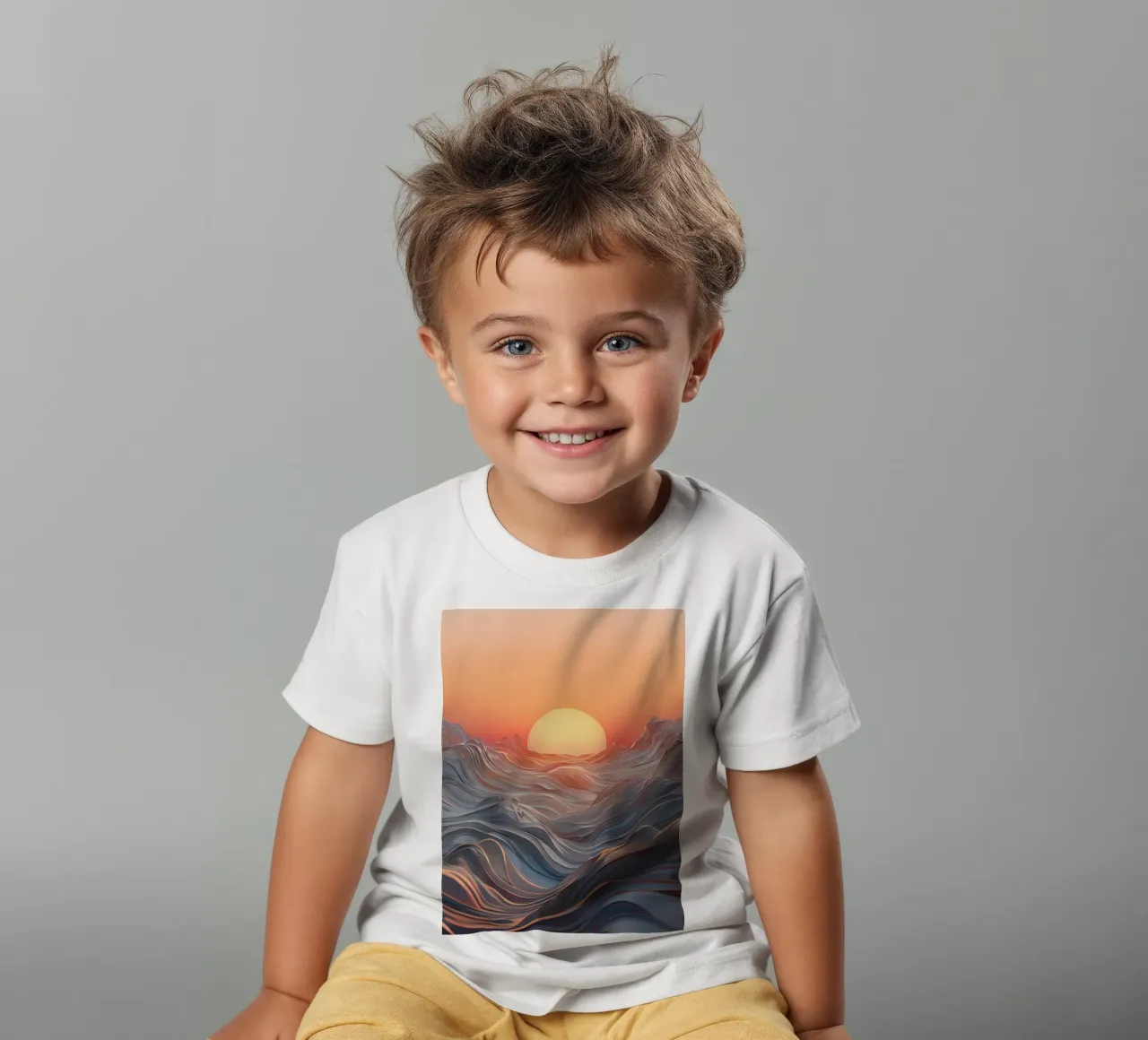 Sinfonia al tramonto t-shirt bambini da Artistic-shop