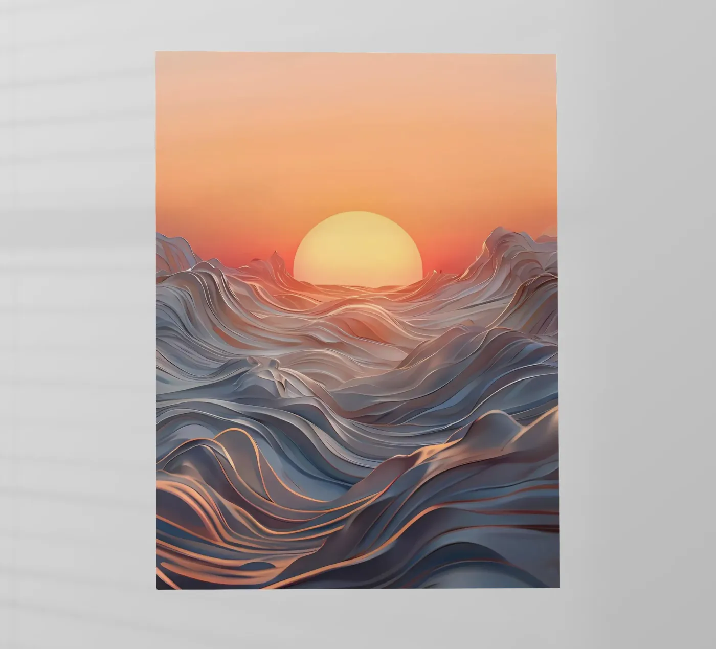 Zonsondergang Symfonie backlit folie van Artistic-shop