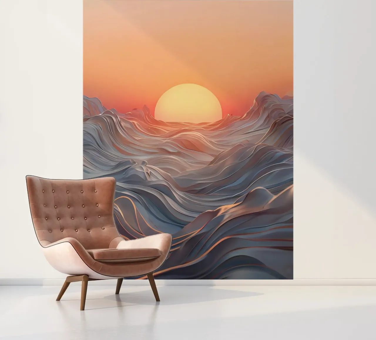 Zonsondergang Symfonie fotobehang van Artistic-shop