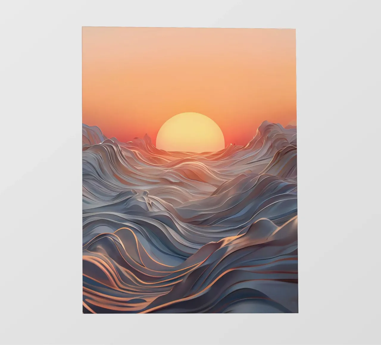 Zonsondergang Symfonie fotobehang van Artistic-shop