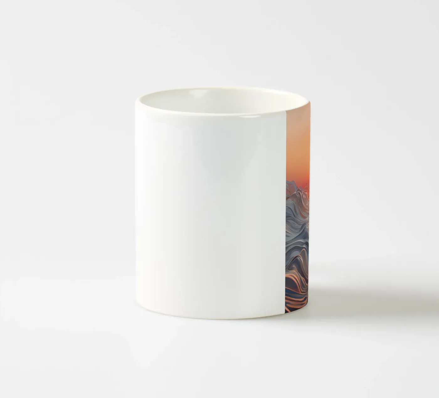 Sunset Symphony ceramic mug by Artistic-shop