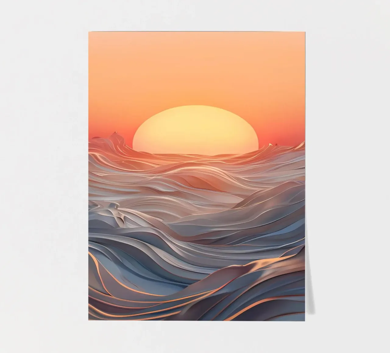 Sunset Symphony sticker sheet by Artistic-shop