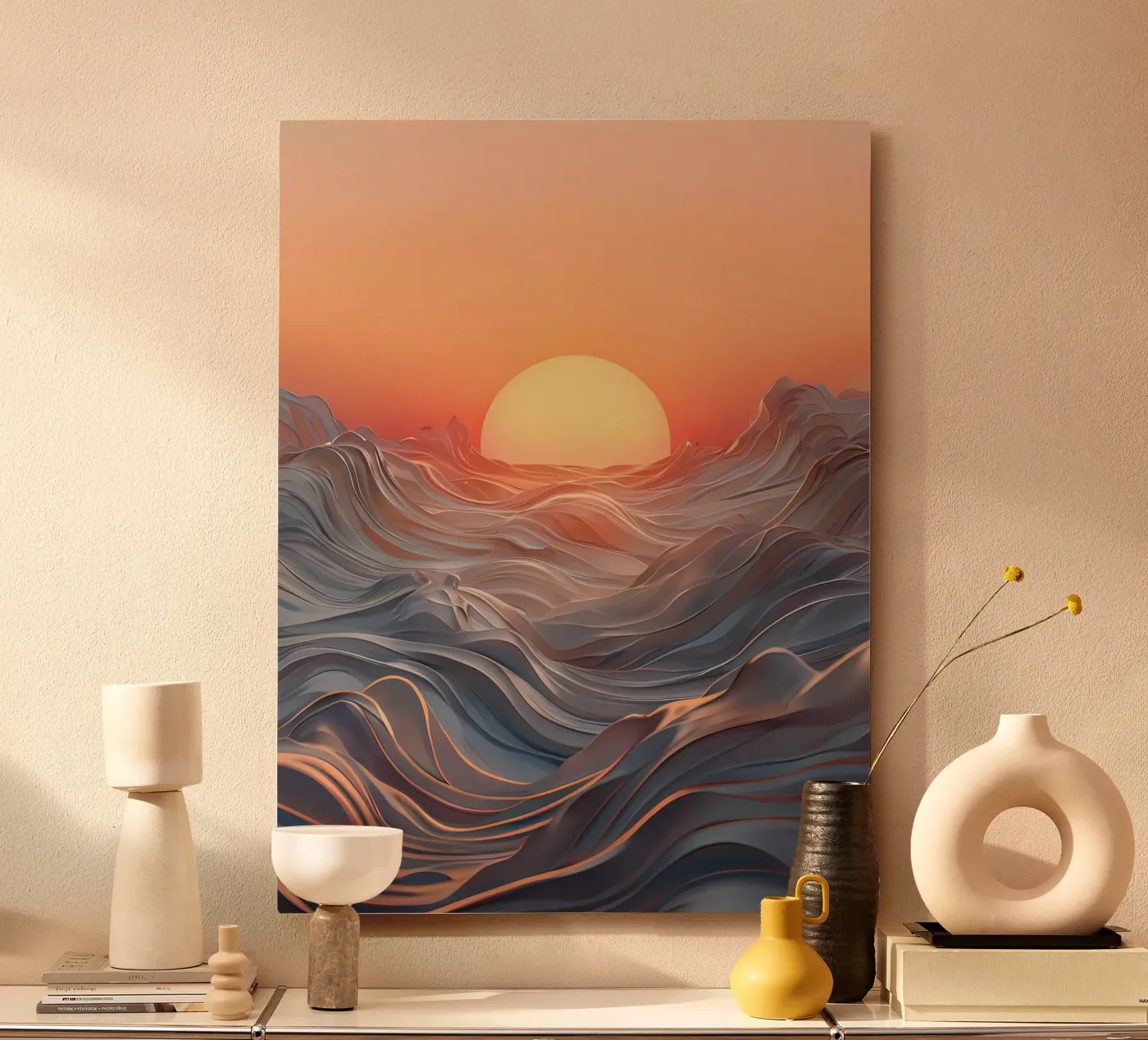 Zonsondergang Symfonie forex-plaat van Artistic-shop