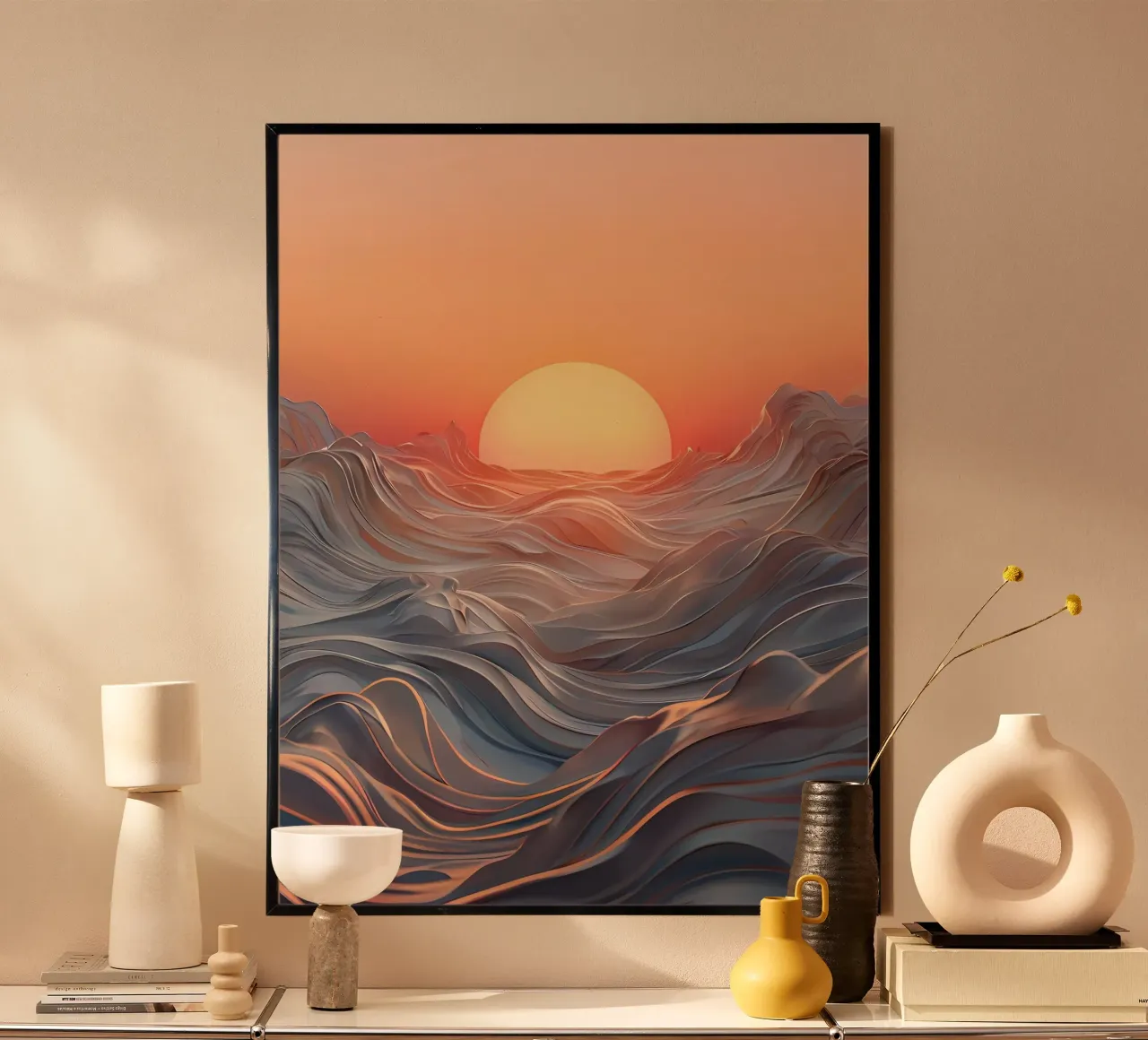 Sunset Symphony poster by Artistic-shop