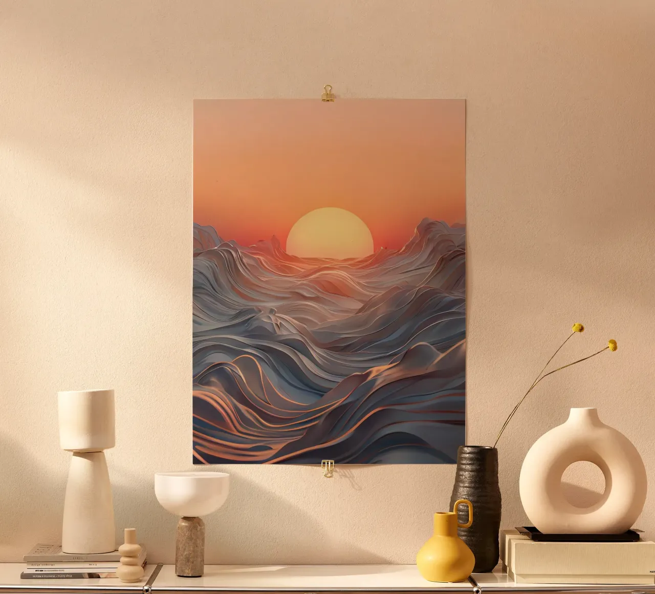 Sunset Symphony poster by Artistic-shop