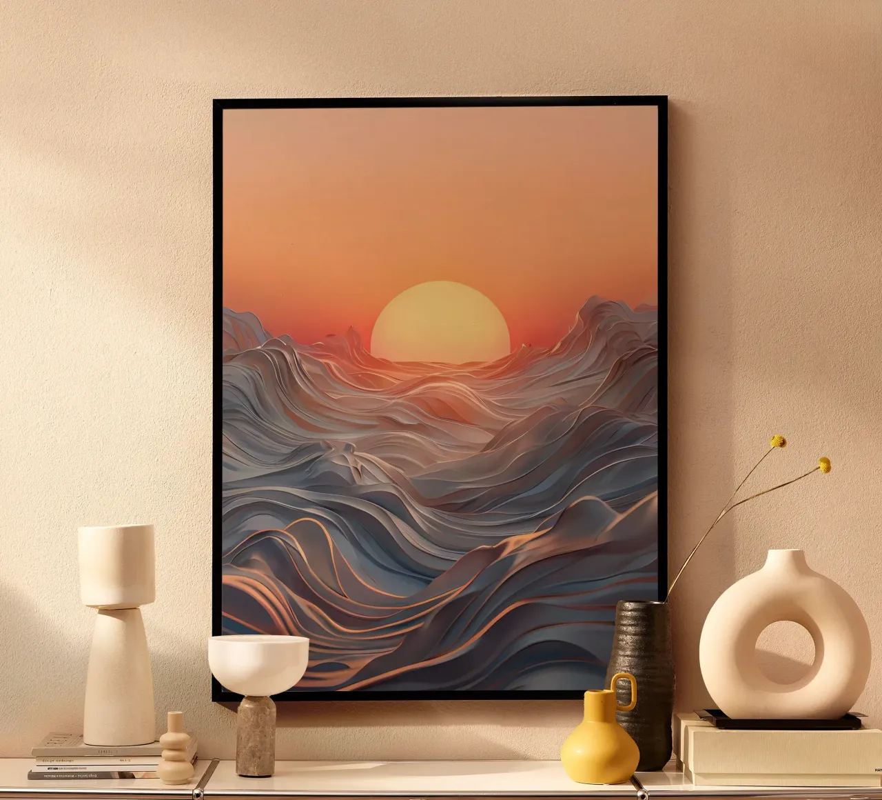 Sunset Symphony poster by Artistic-shop