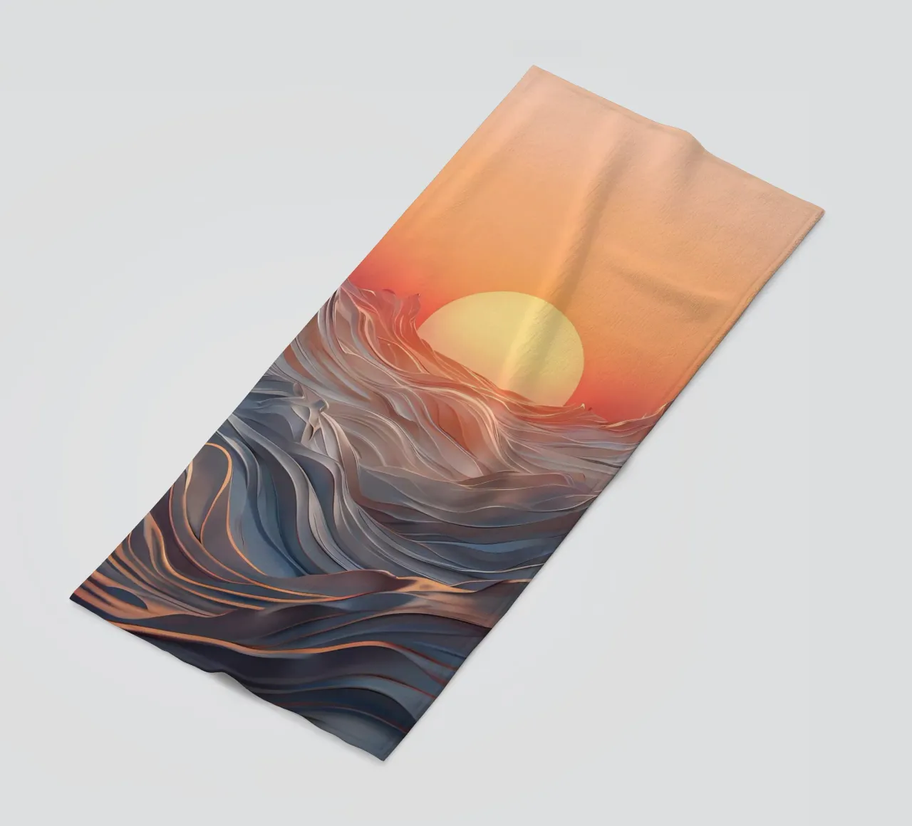 Sinfonia al tramonto telo mare da Artistic-shop