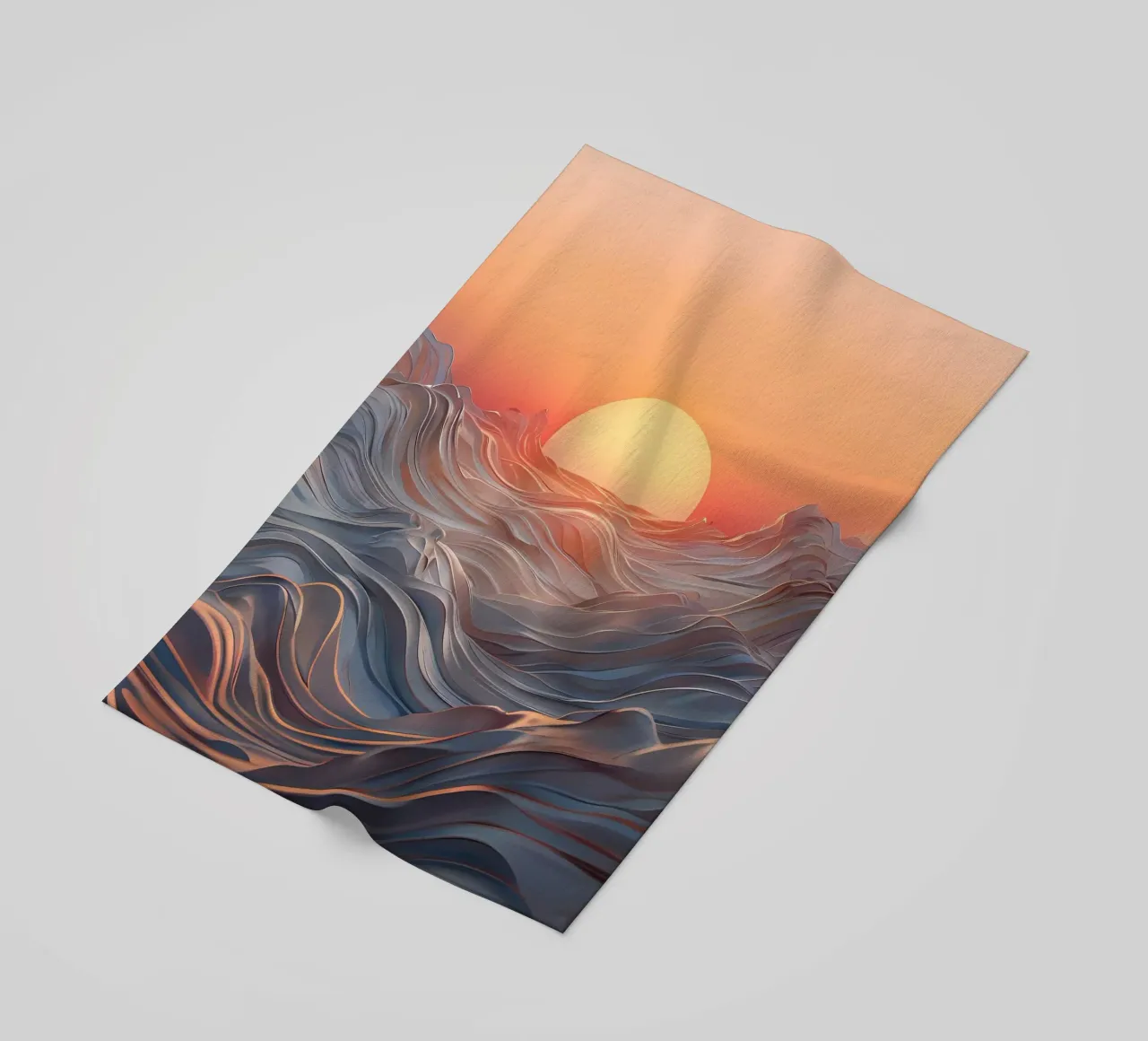 Sinfonia al tramonto telo mare da Artistic-shop