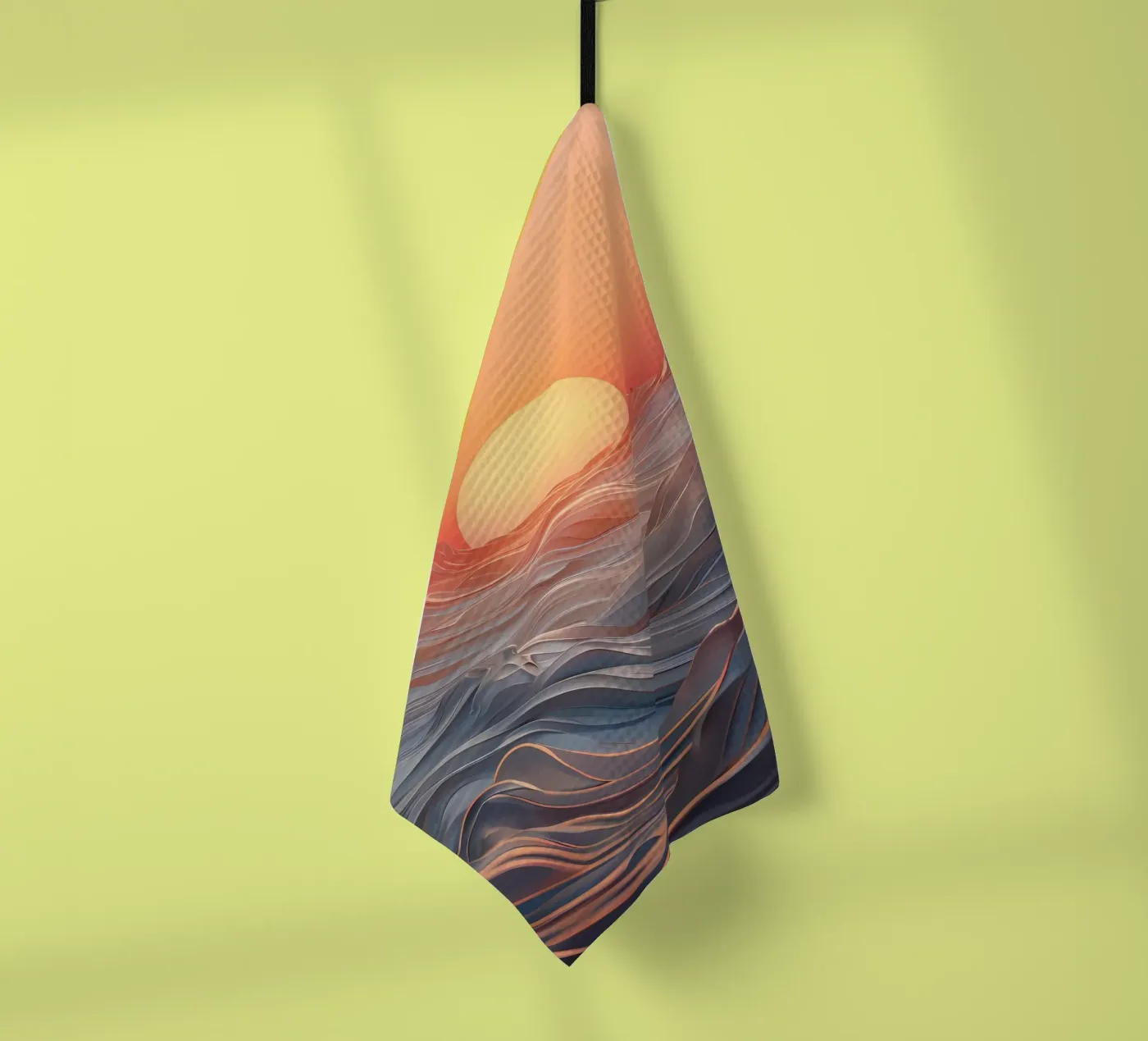 Sunset Symphony tea towel by Artistic-shop