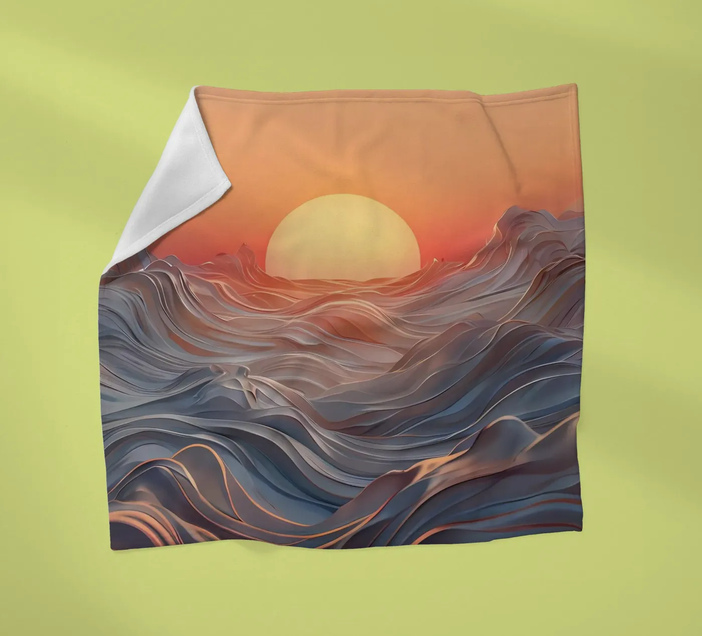 Sonnenuntergangssinfonie Fleecedecke von Artistic-shop