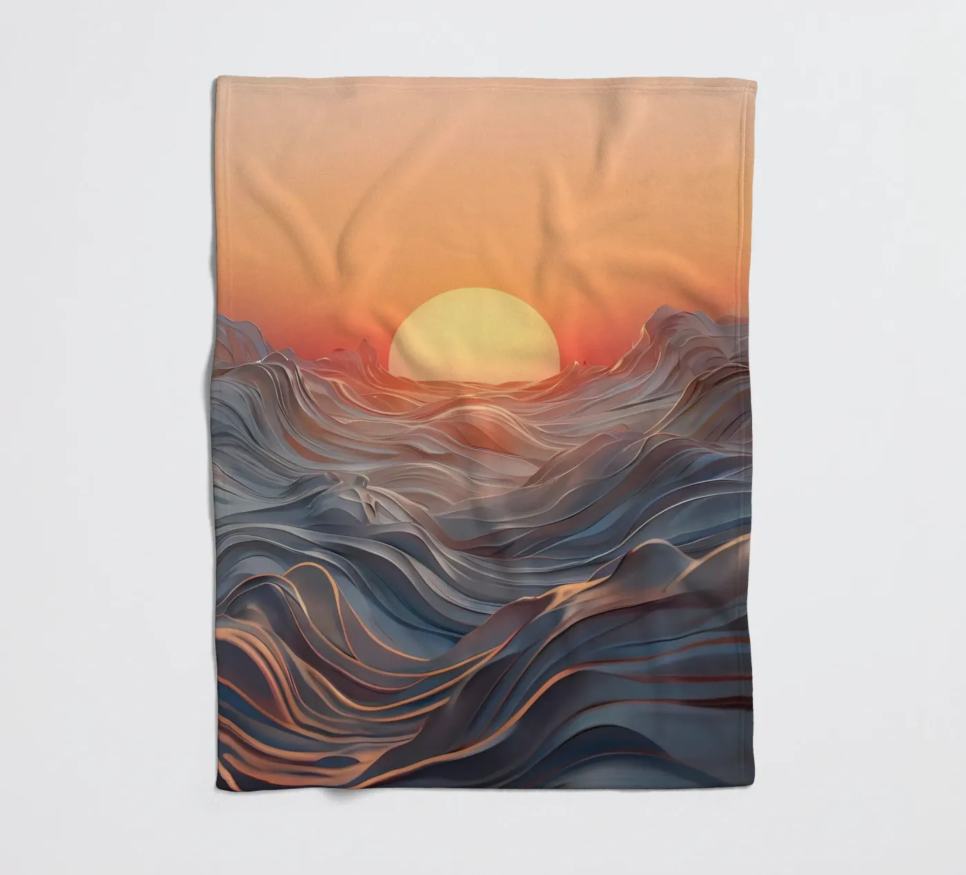 Sonnenuntergangssinfonie Fleecedecke von Artistic-shop