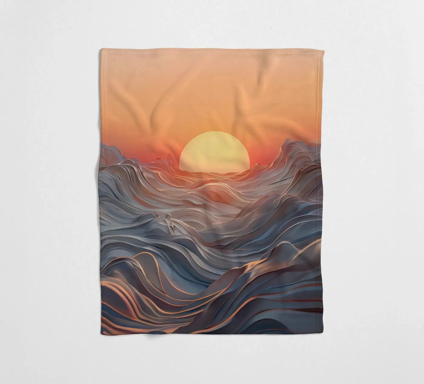 Sonnenuntergangssinfonie Fleecedecke von Artistic-shop