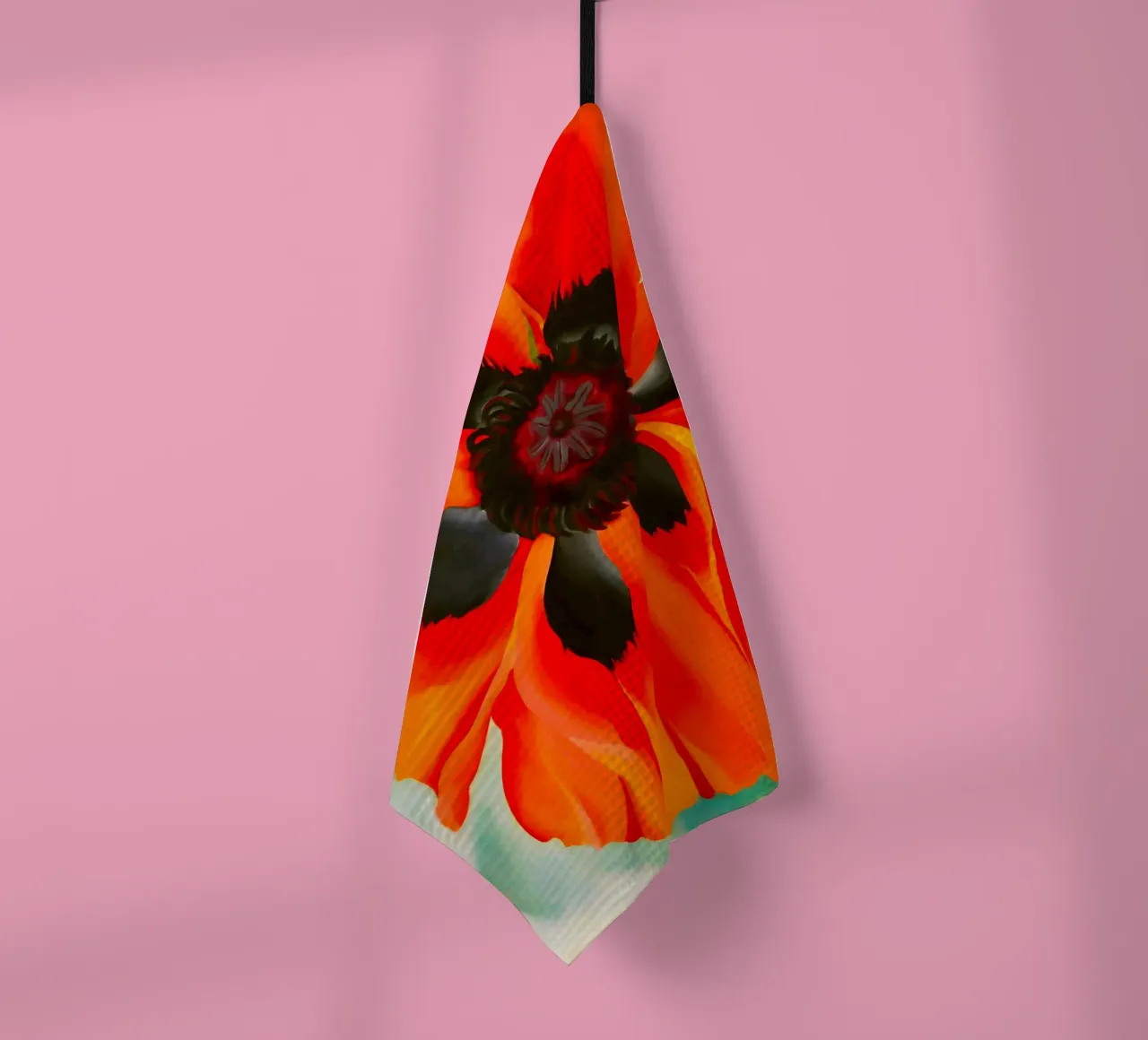 Georgia O'Keeffe - Papavero rosso, 1927 canovaccio da cucina da Kinsley