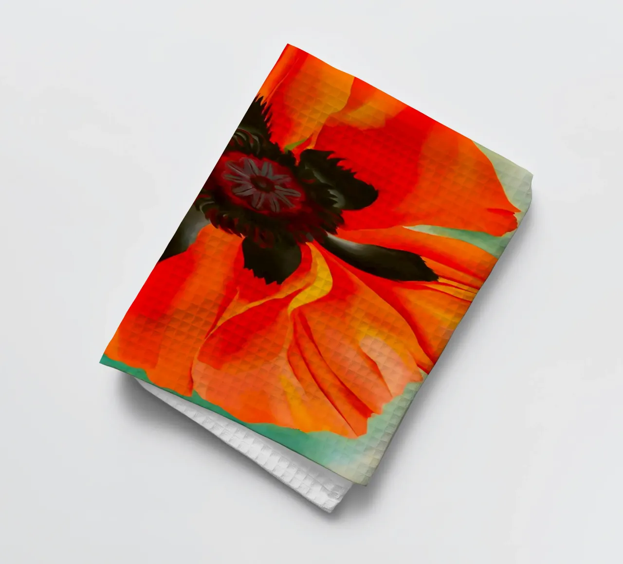 Georgia O'Keeffe - Papavero rosso, 1927 canovaccio da cucina da Kinsley