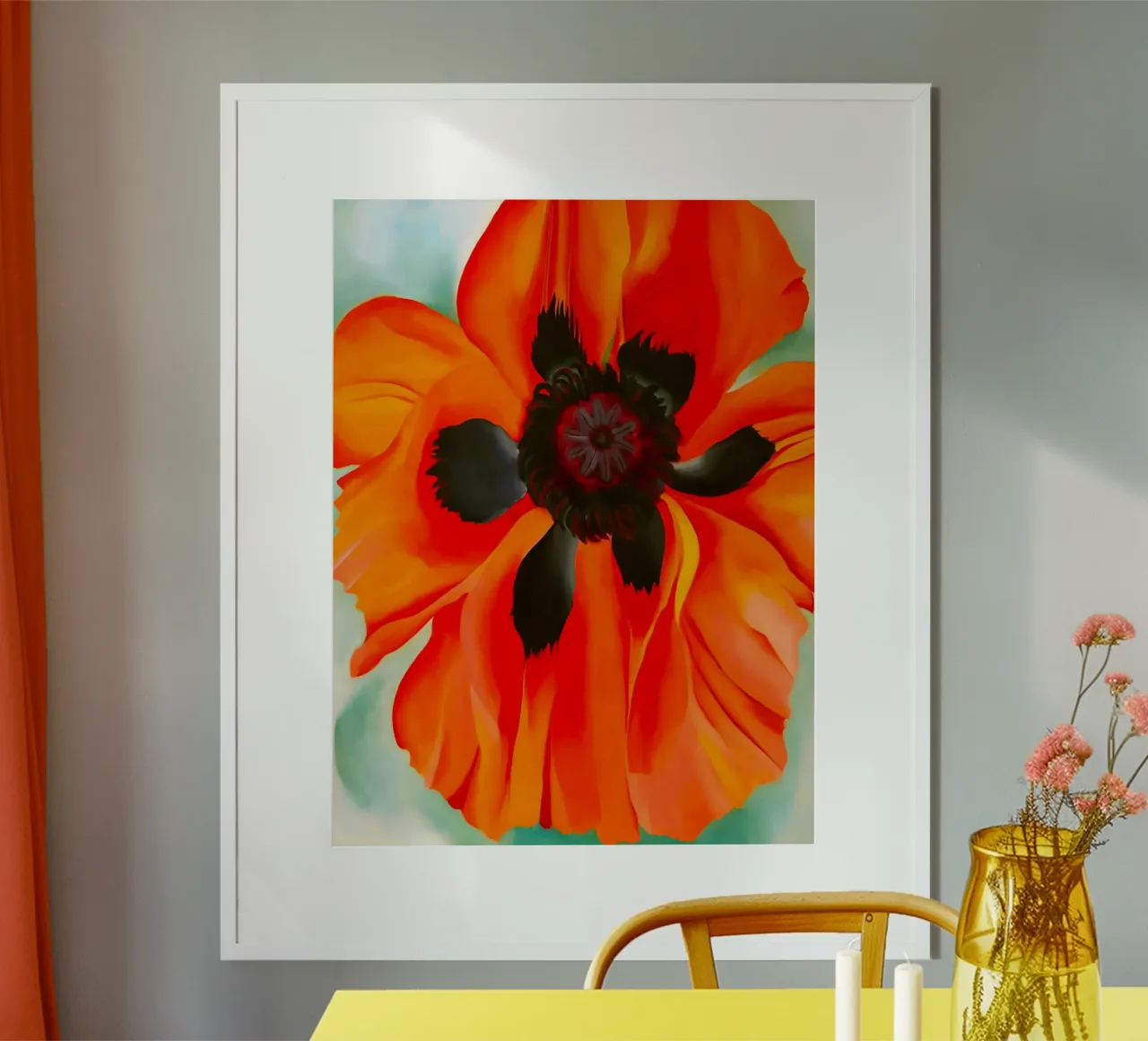 Georgia O'Keeffe - Roter Mohn, 1927 Poster von Kinsley