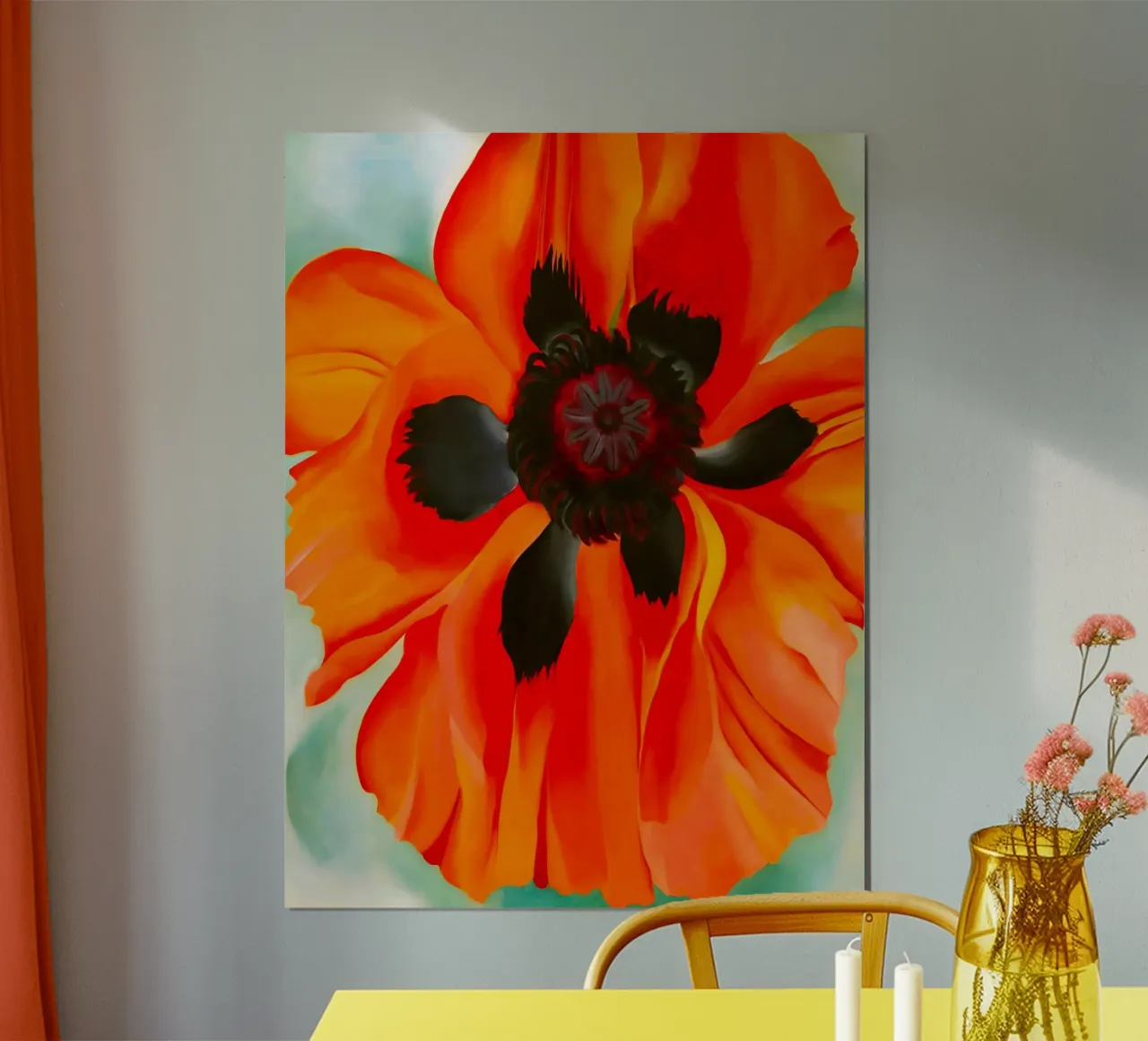 Georgia O'Keeffe - Roter Mohn, 1927 Poster von Kinsley