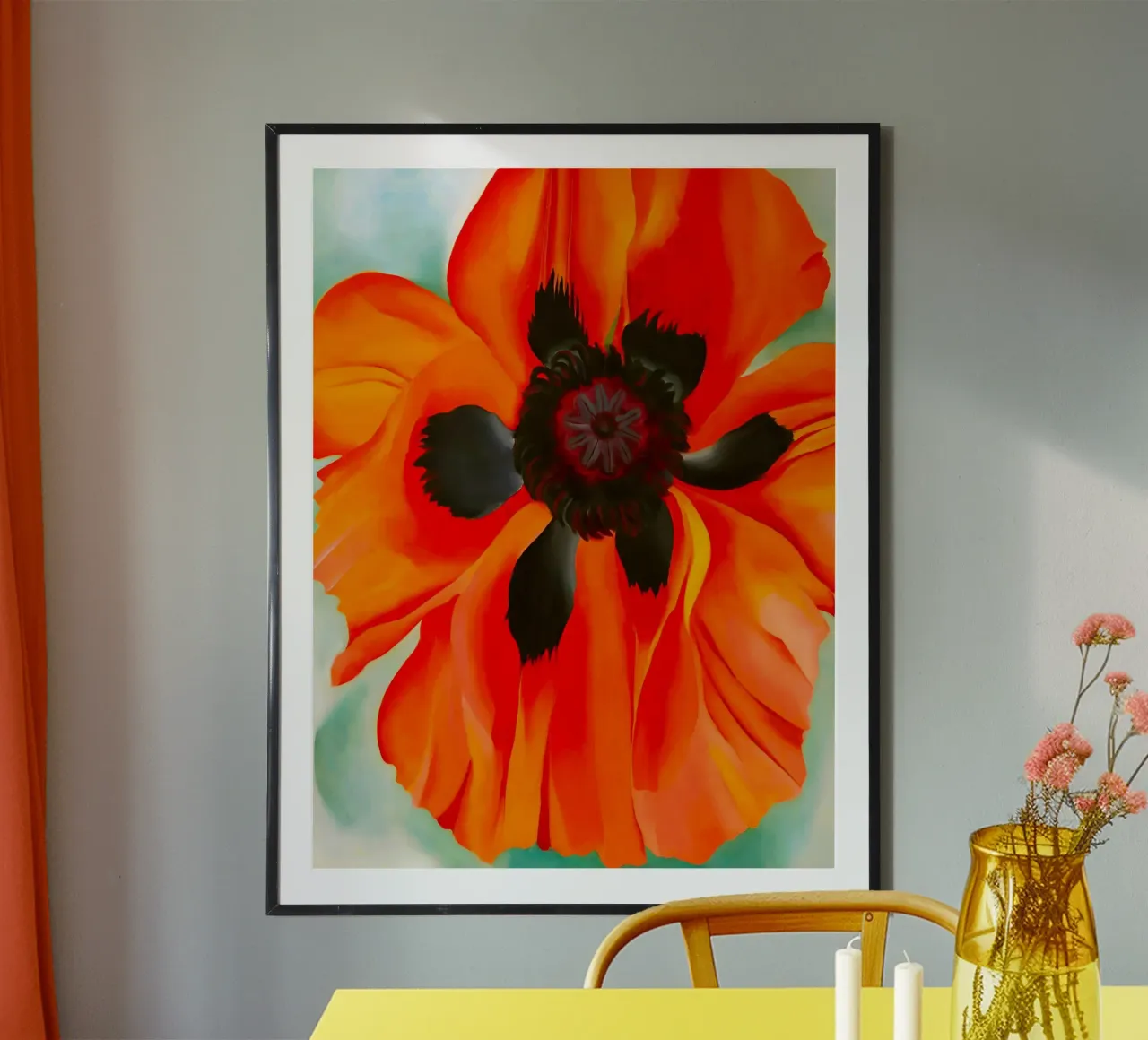 Georgia O'Keeffe - Roter Mohn, 1927 Poster von Kinsley