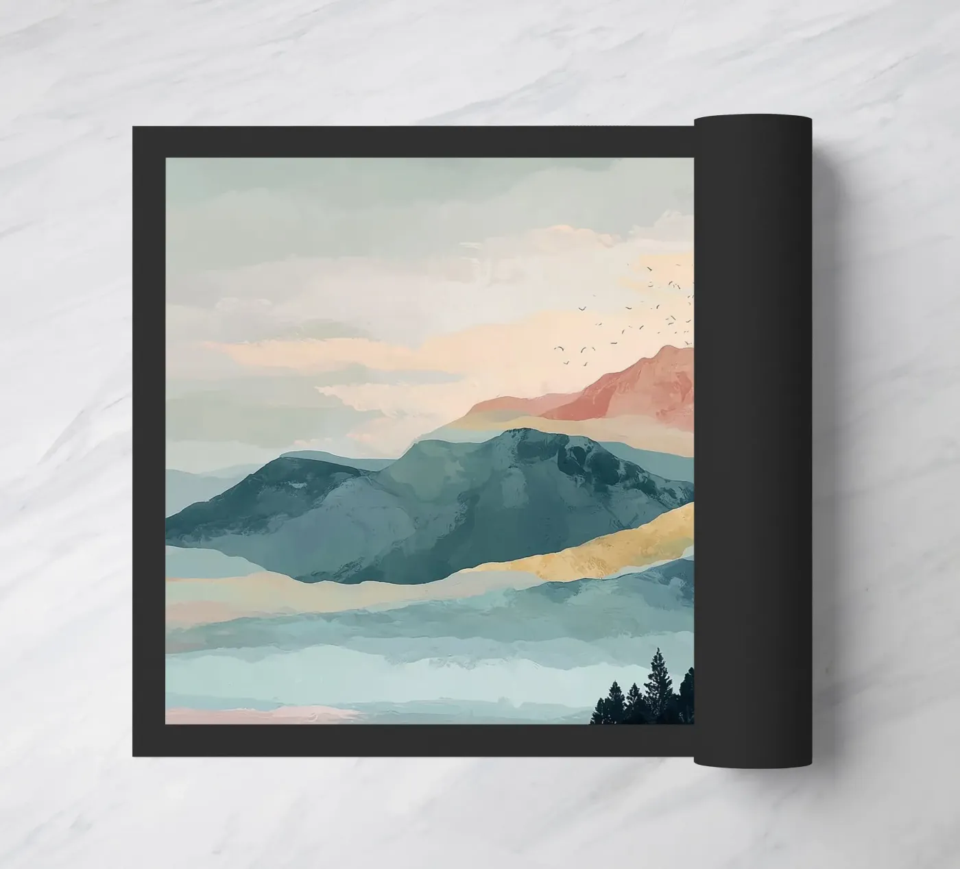 Pastel Mountain Range zerbino da softsoul