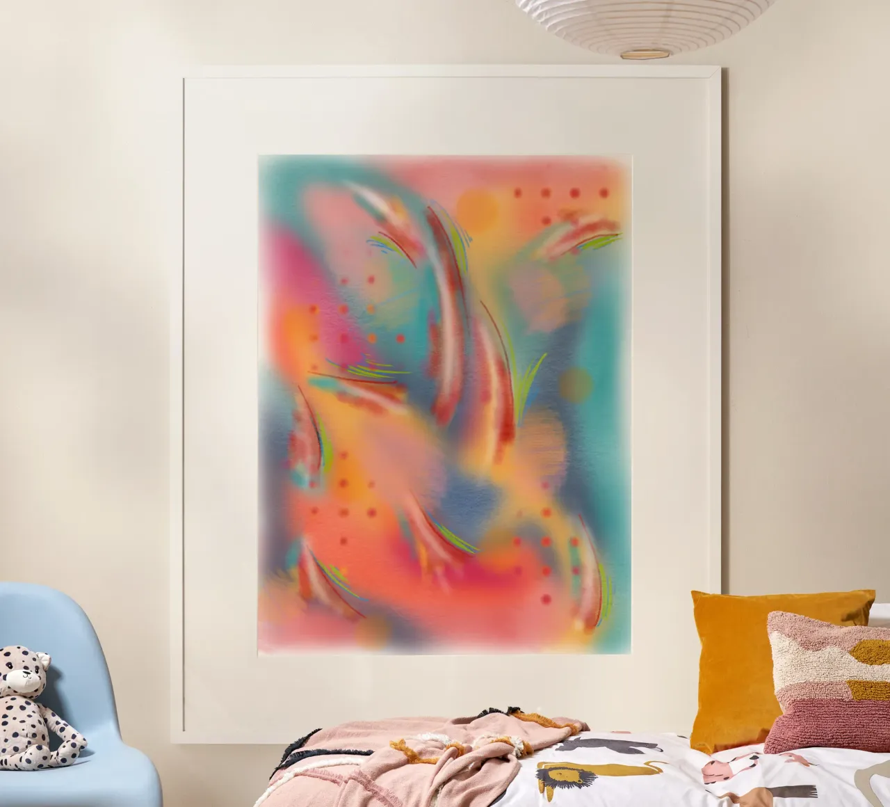PippiStrumpf poster with aluminum frame by bezirossi