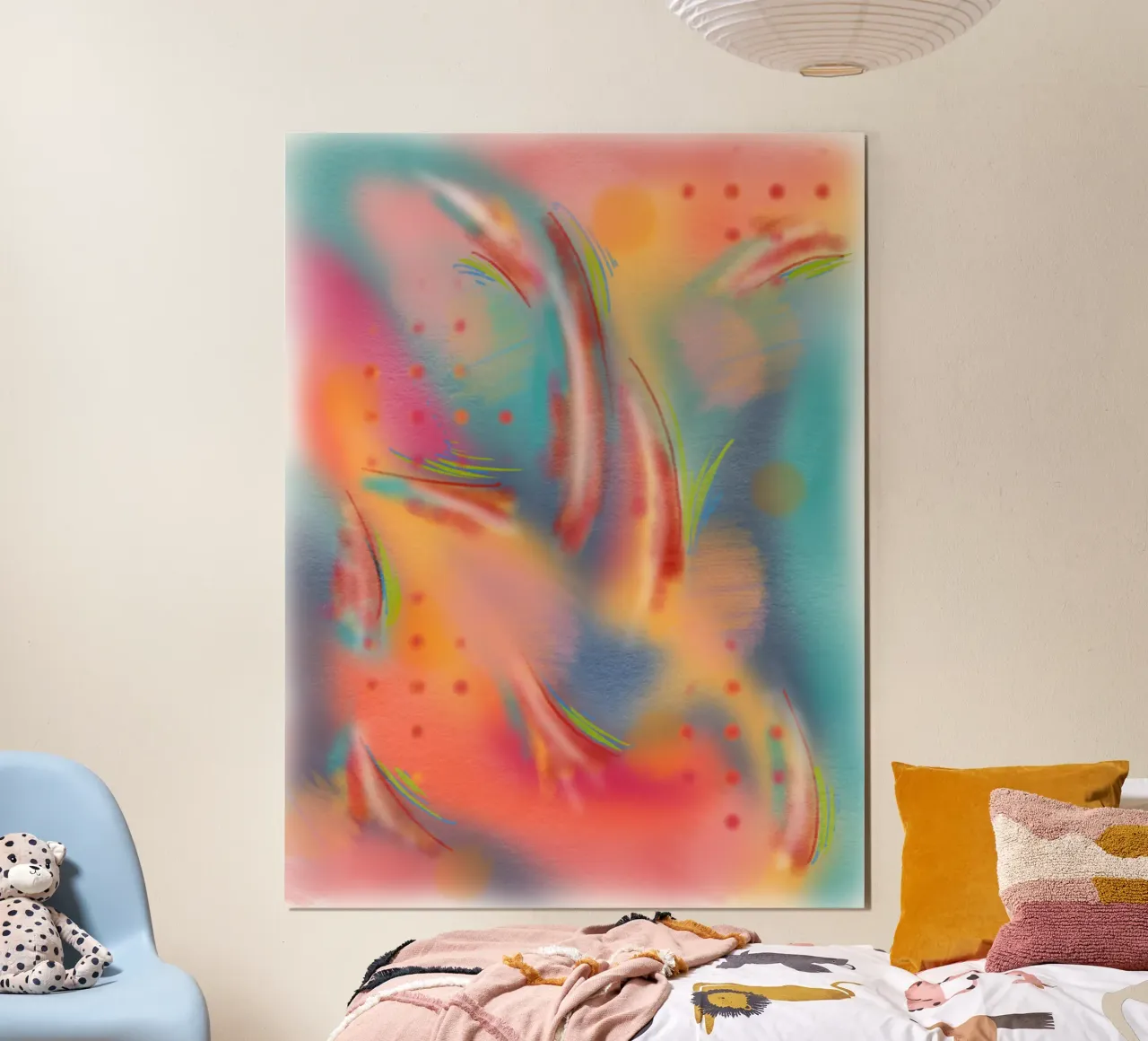 PippiStrumpf poster with aluminum frame by bezirossi