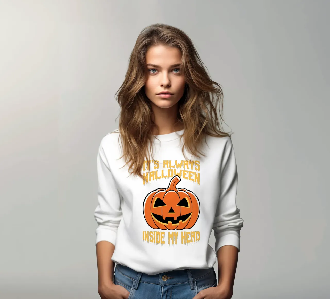 It's Always Halloween Inside My Head felpa da edsonramosart