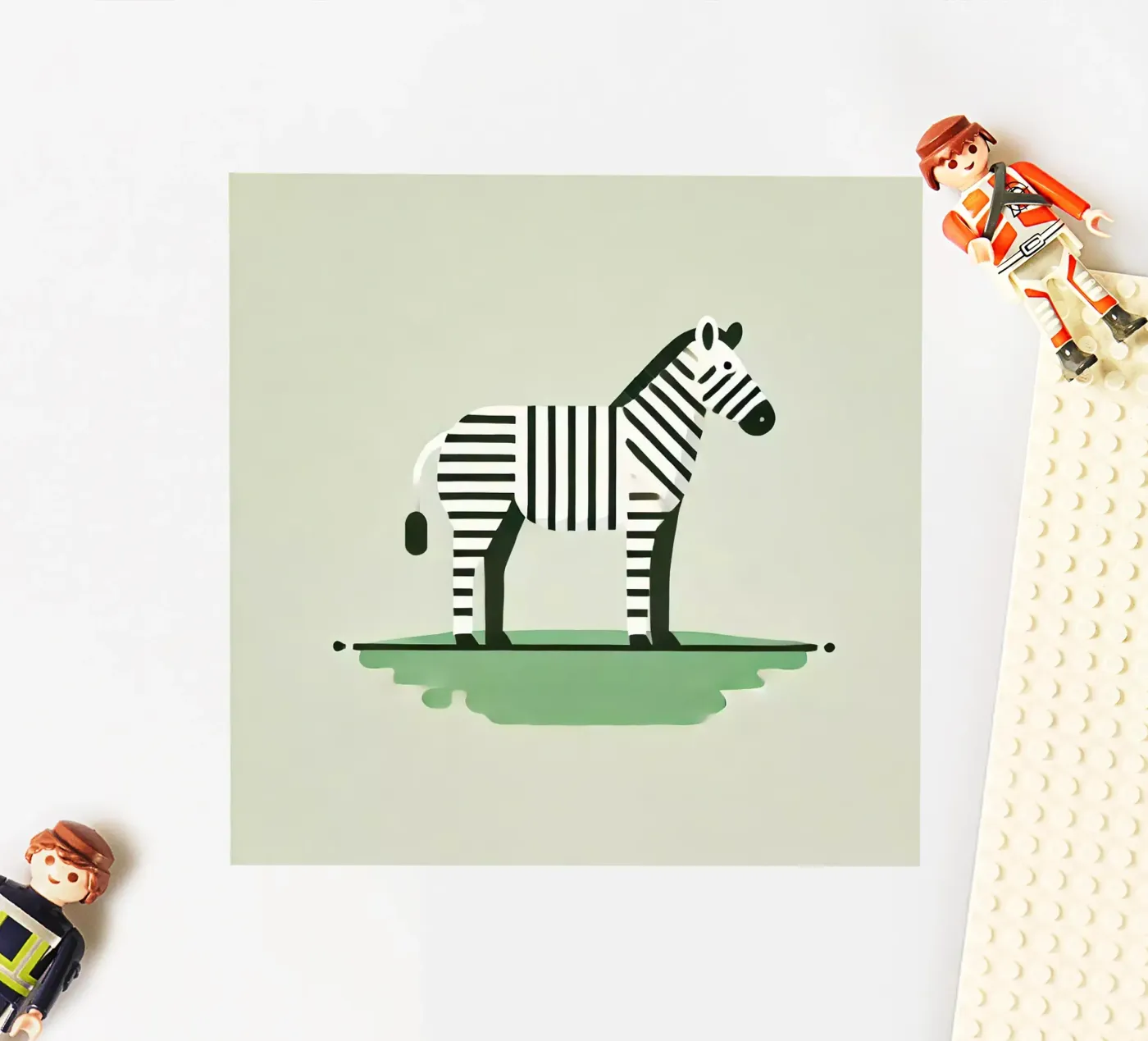 Zebra sticker by Alegria Fantasia