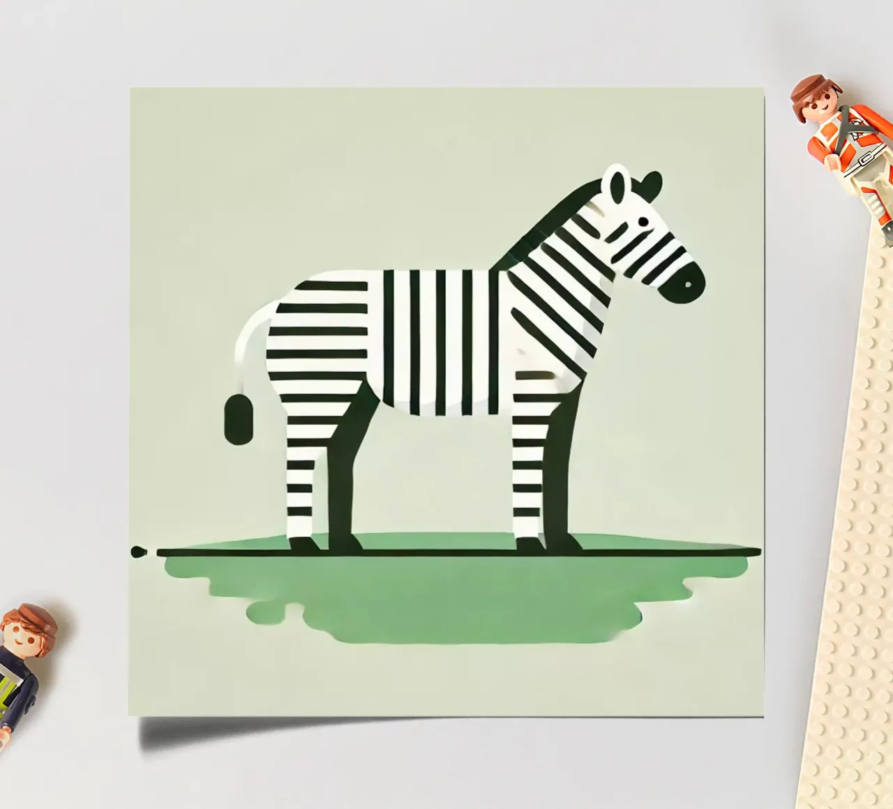 Zebra sticker sheet by Alegria Fantasia