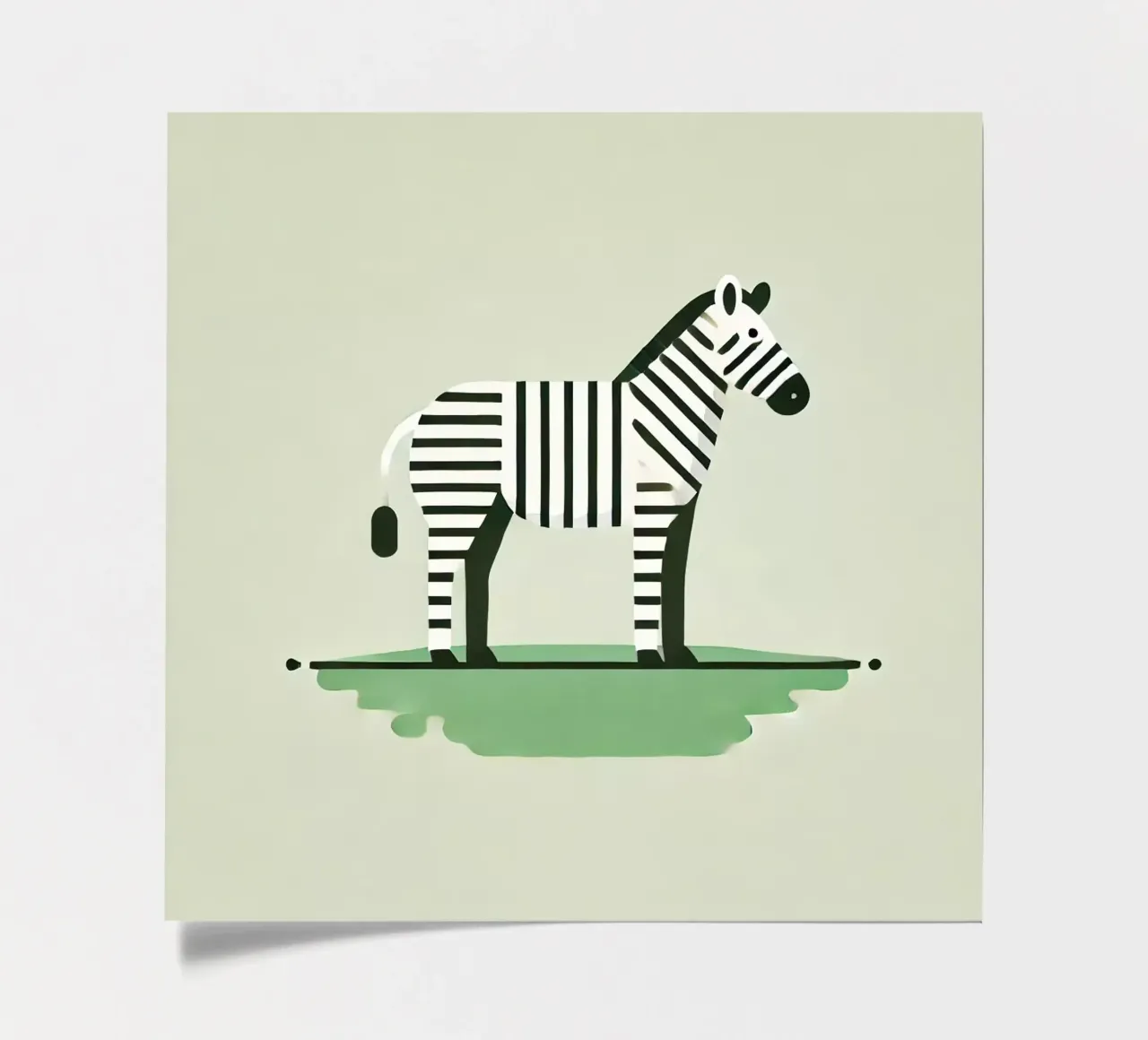 Zebra sticker sheet by Alegria Fantasia